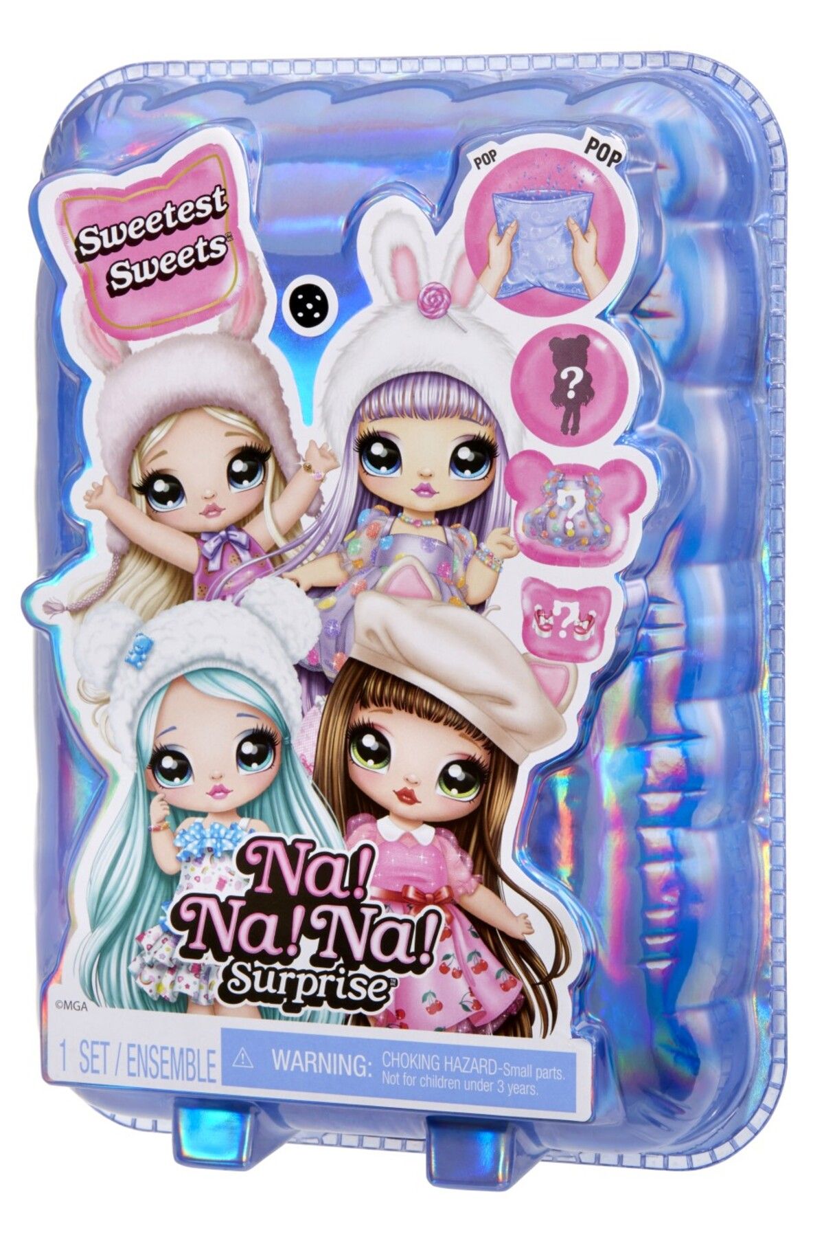 Na Na Na Surprise Na! Na! Na! Surprise! Sweetest Sweets Papusa Lily Llama - One Size