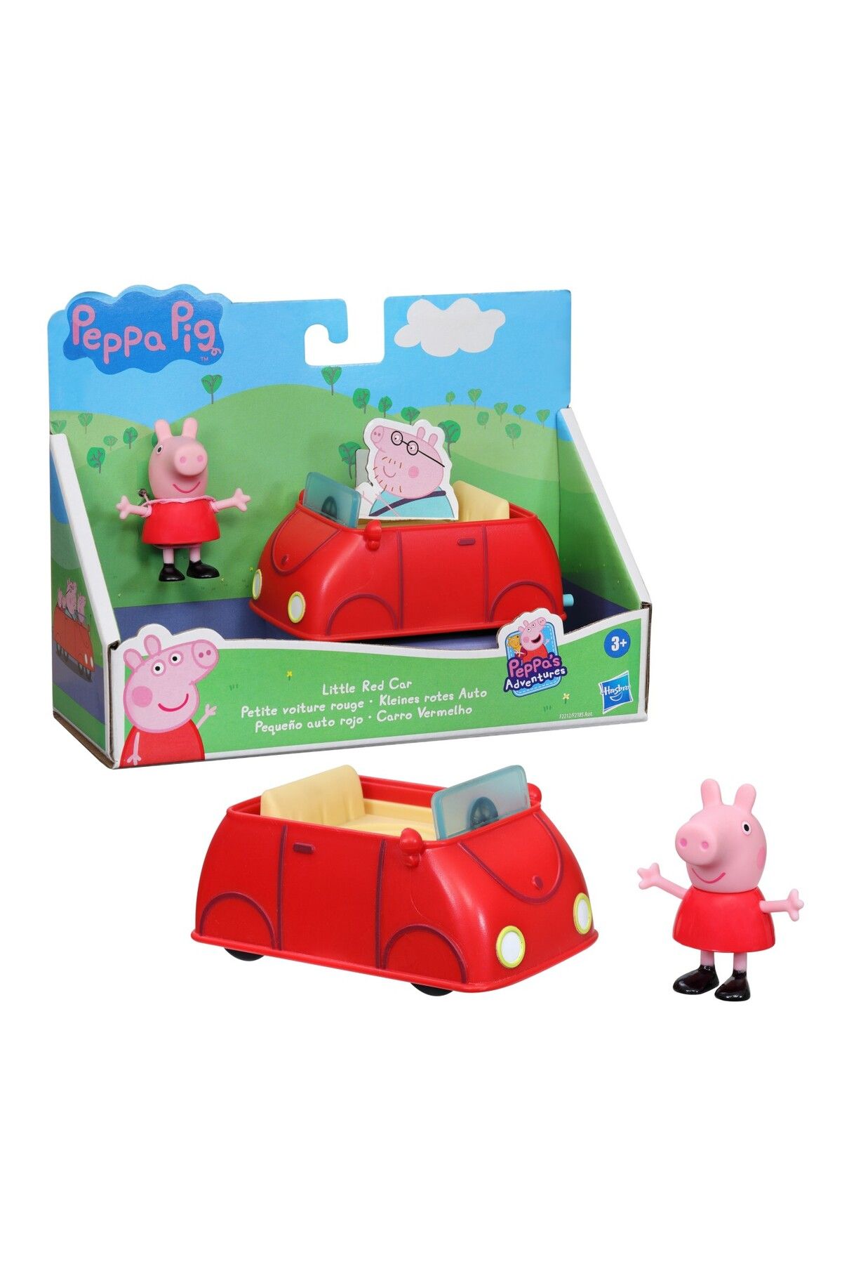 Hasbro-PEPPA PIG VEHICUL CU FIGURINA MICUTA MASINA ROSIE 3