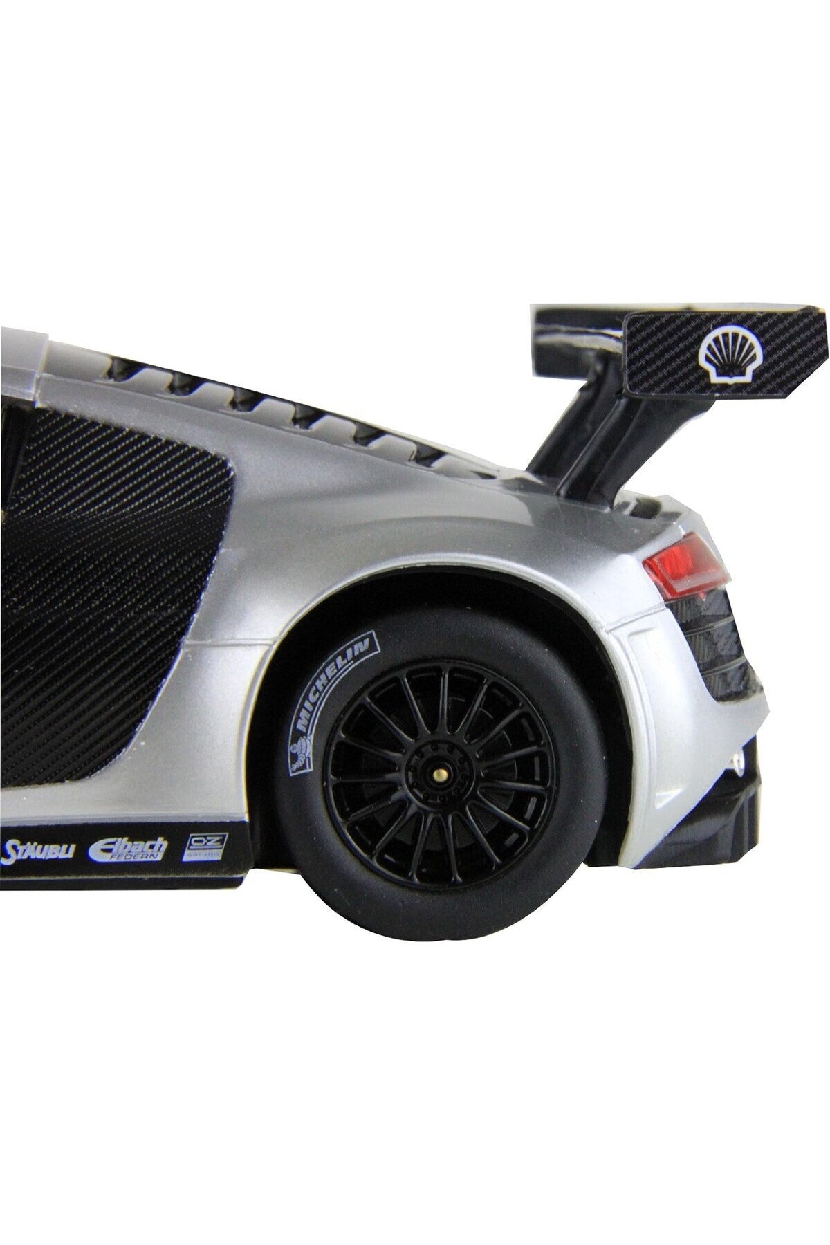 Rastar-REMOTE CONTROL CAR AUDI R8 SILVER WITH 1 TO 24 SCALE 4