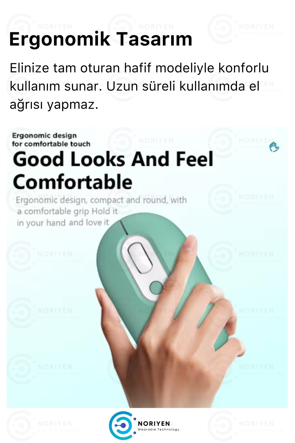 Silent Plus RGB Işıklı Ultra Sessiz 4 Tuşlu USB 2.4G Şarjlı Kablosuz Wireless Bluetooth M1 Mouse