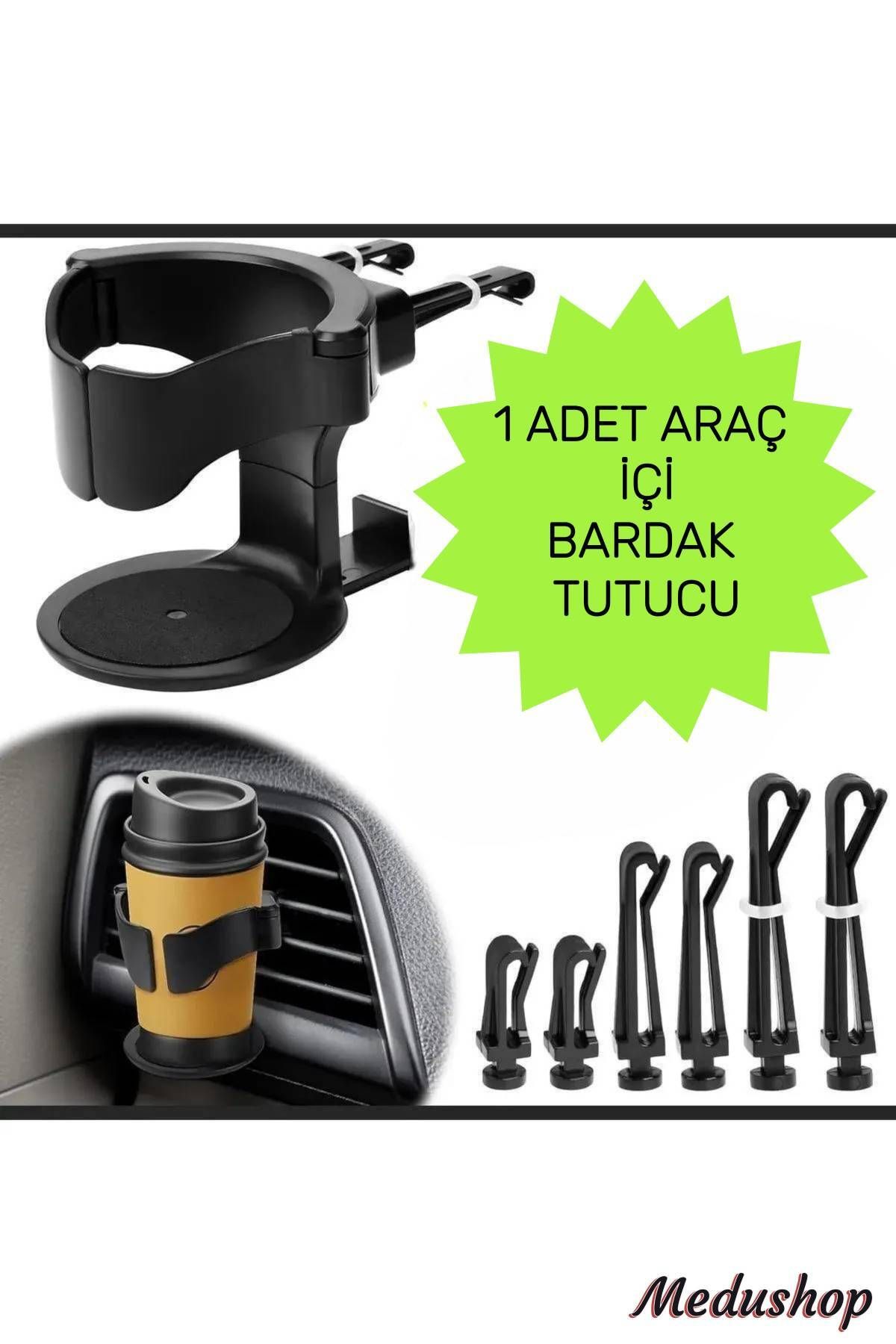 MEDUSHOP 1 Adet Araba Bardak & Küllük Tutucusu, Havalandırmaya Takılabilen