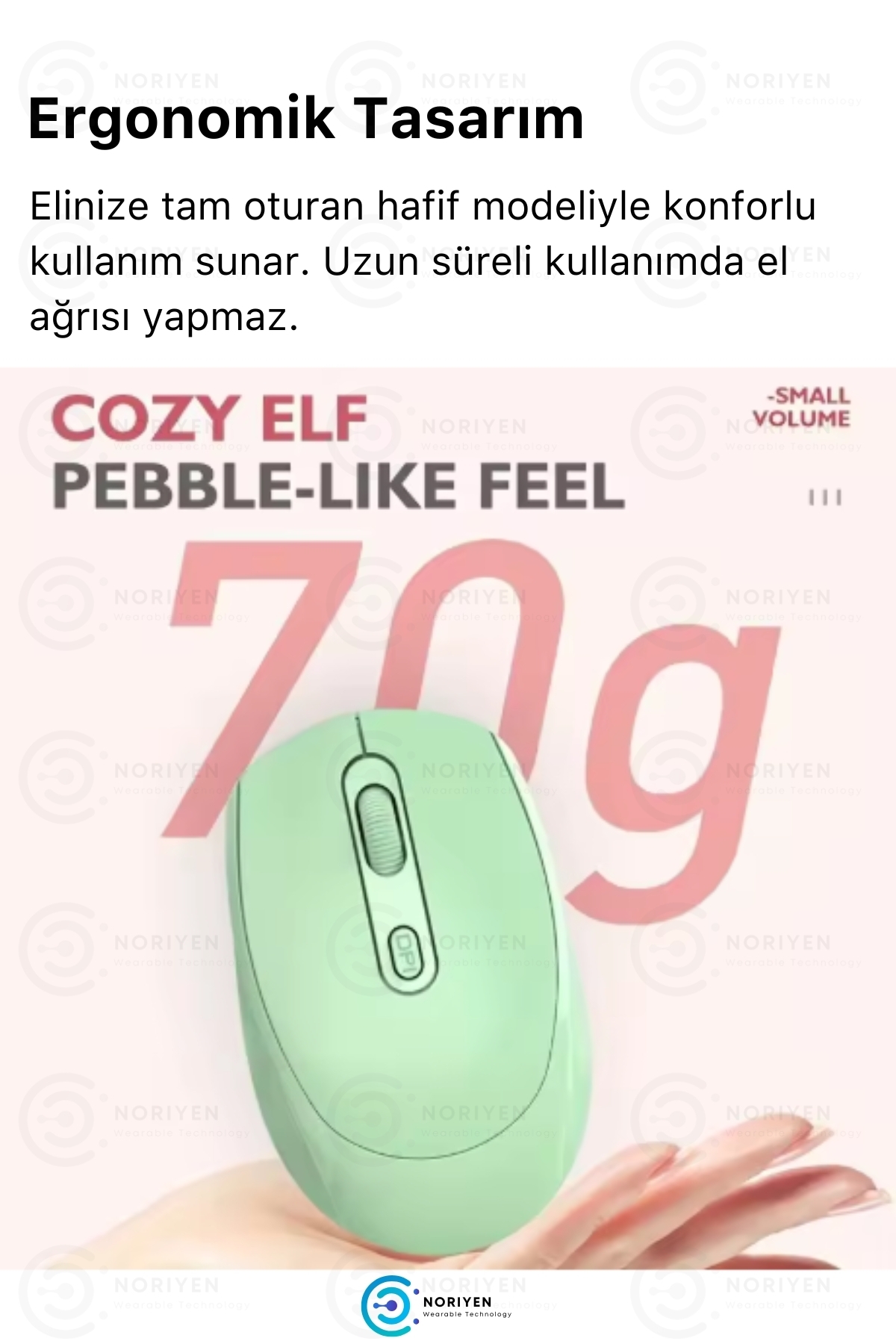 Ultra Comfort Silent Plus Yüksek Hassasiyetli 4 Tuşlu 2.4G Kablosuz Bluetooth M3 Mouse Uyumlu