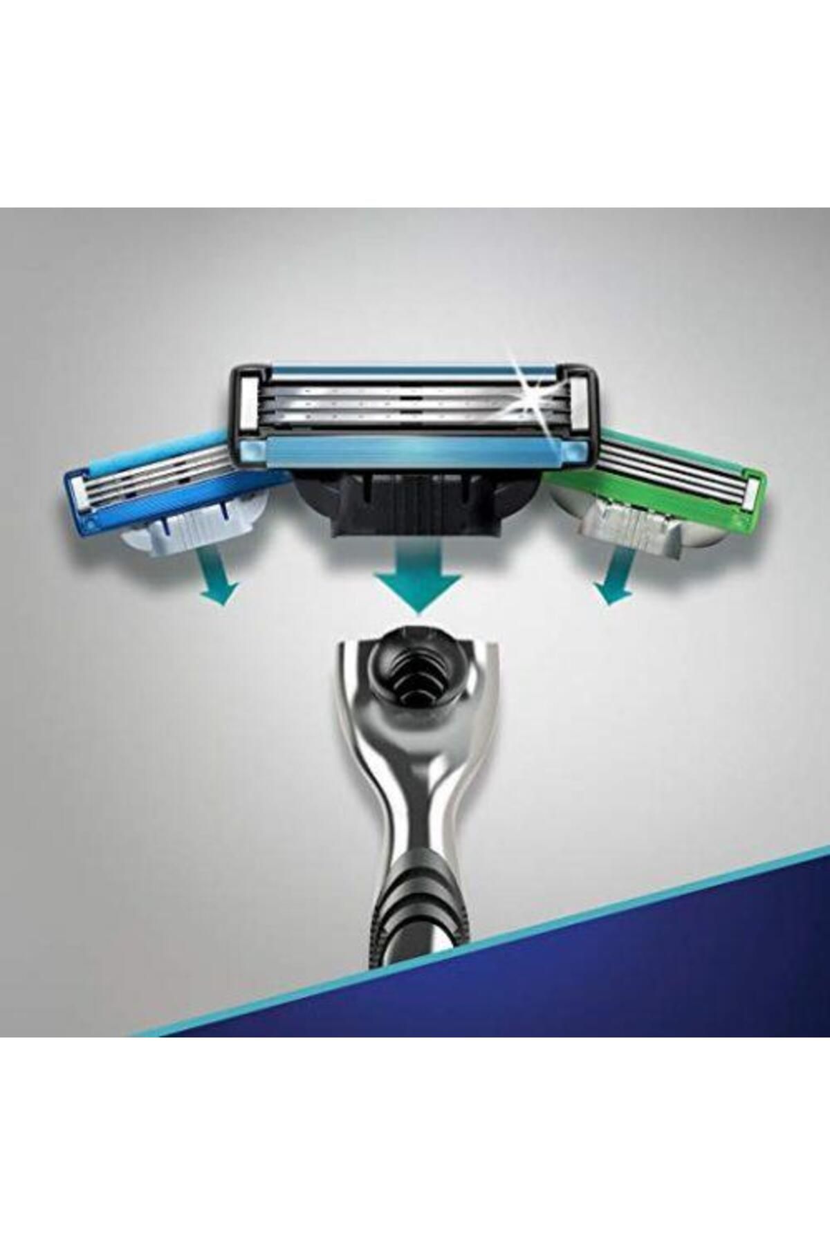 Gillette-Mach3 Shaver Body 1 Head 2