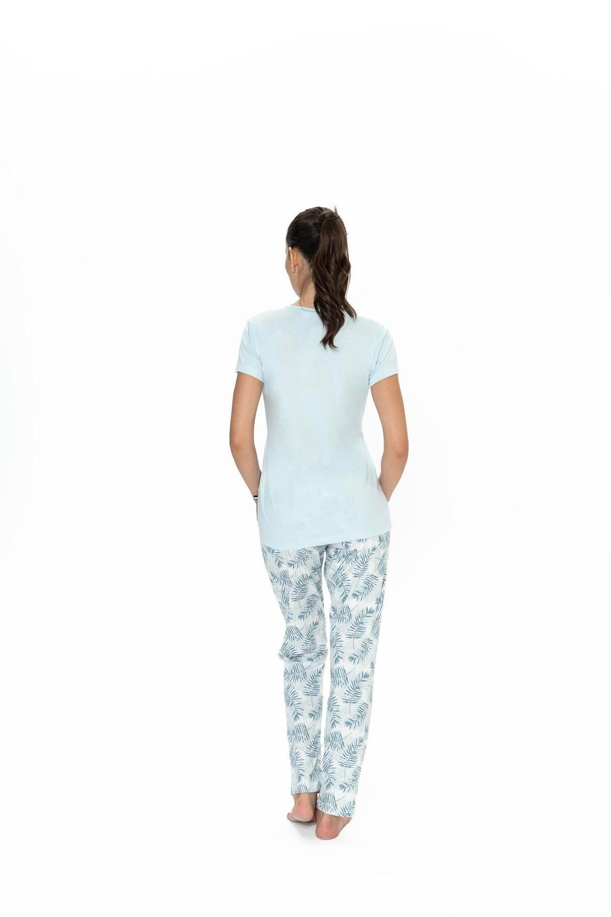 ست پیژامه زنانه آبی U.S. Polo Assn. — 4