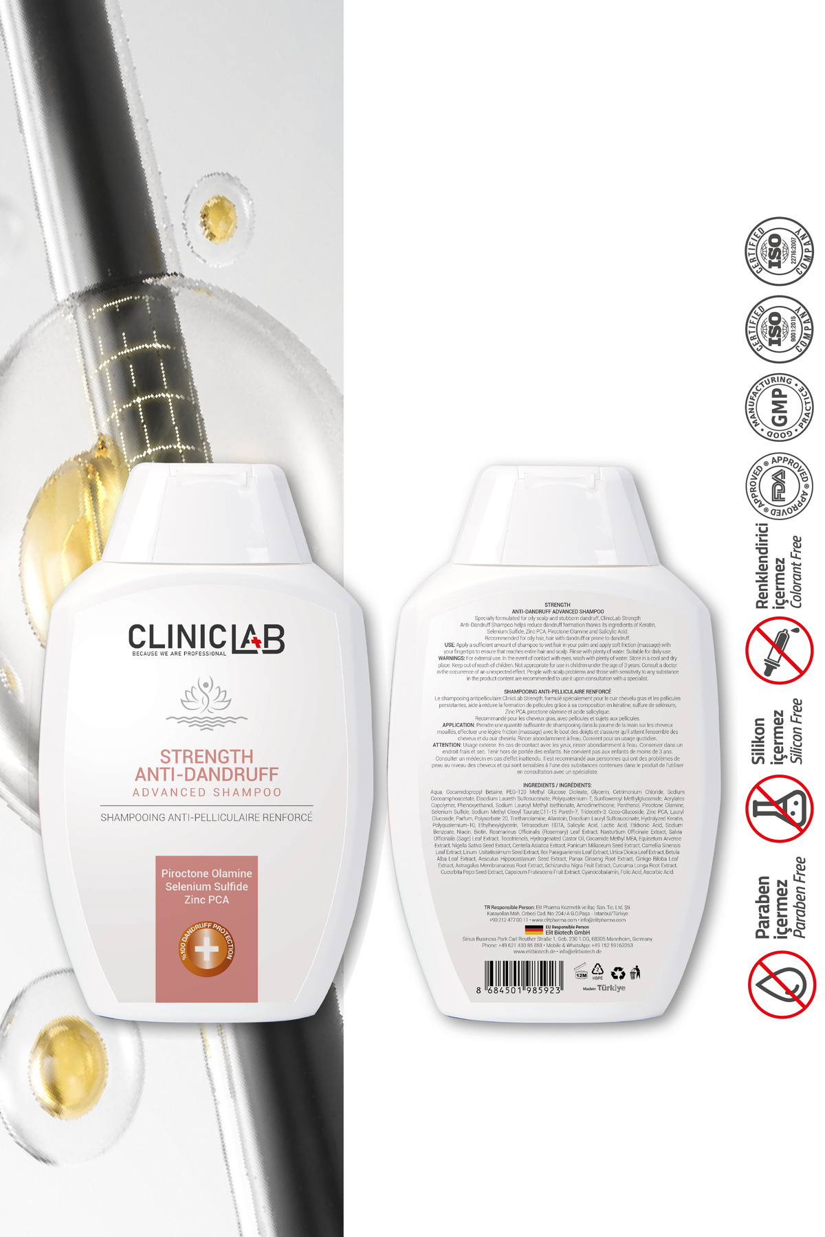 Cliniclab-Anti-Dandruff Shampoo 300 ml 6