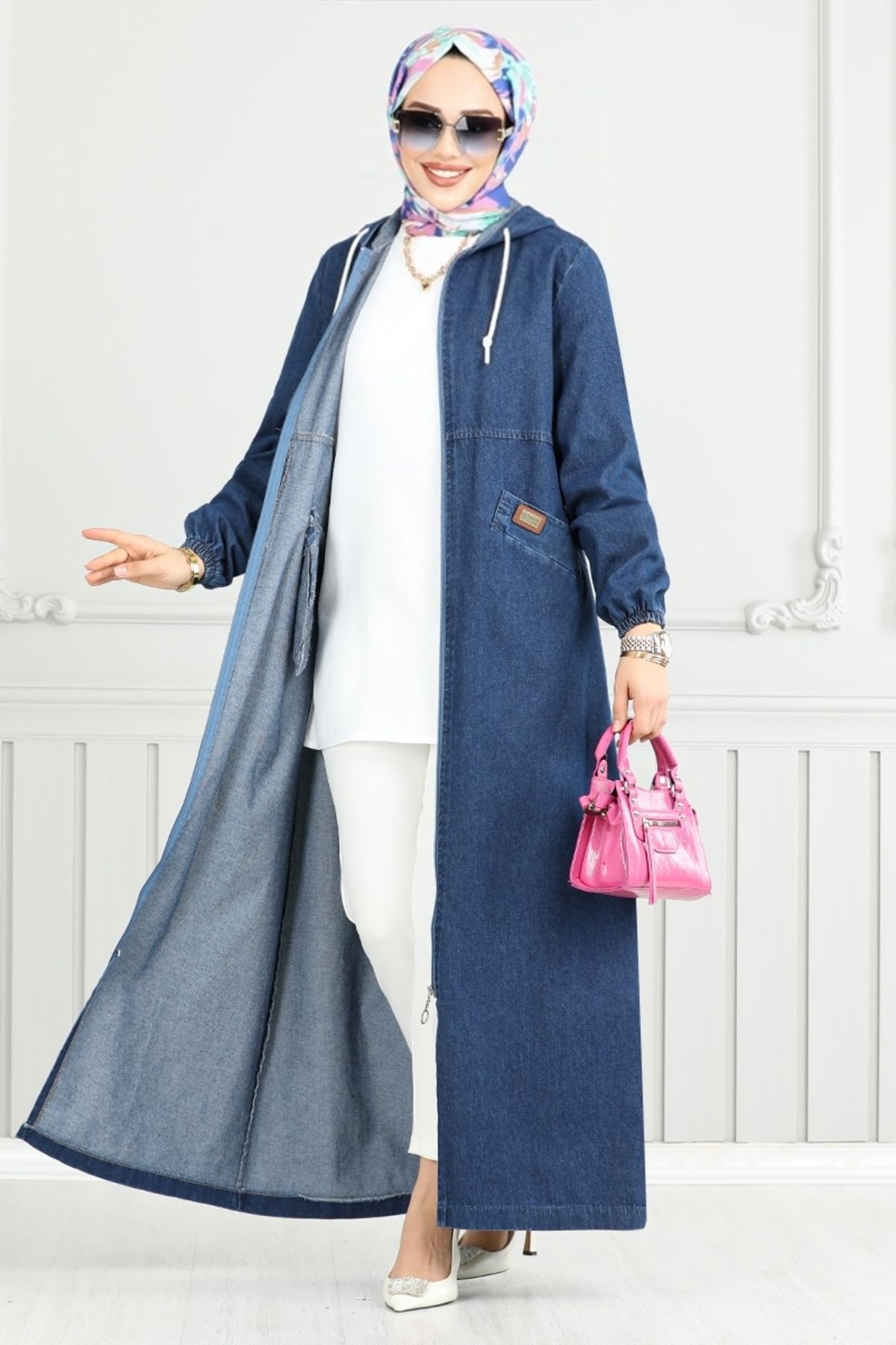 ModaMerve-318MSS941-M Jeans bestickte Hose 2