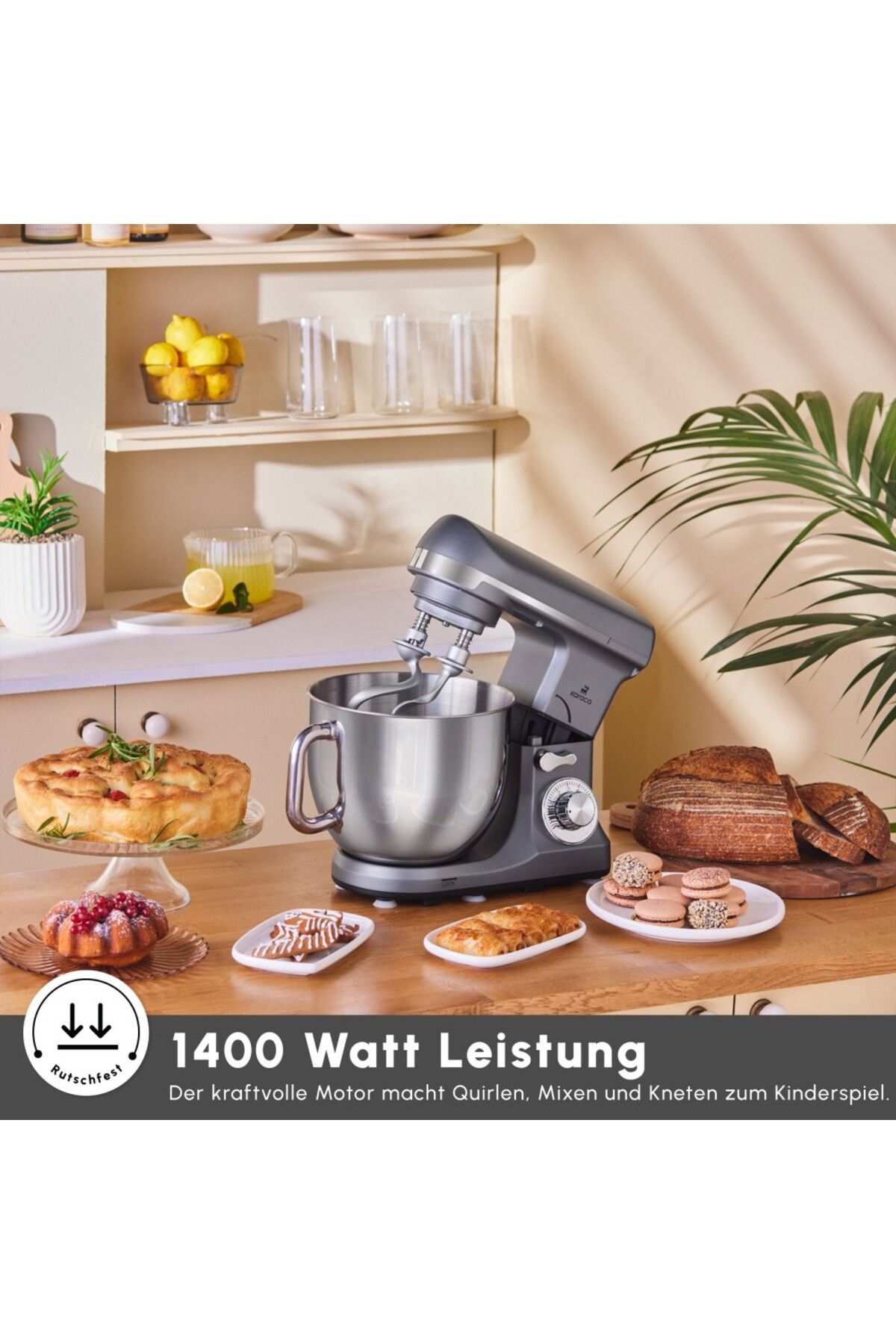 Karaca-Blendburst Standmixer, Grau 4