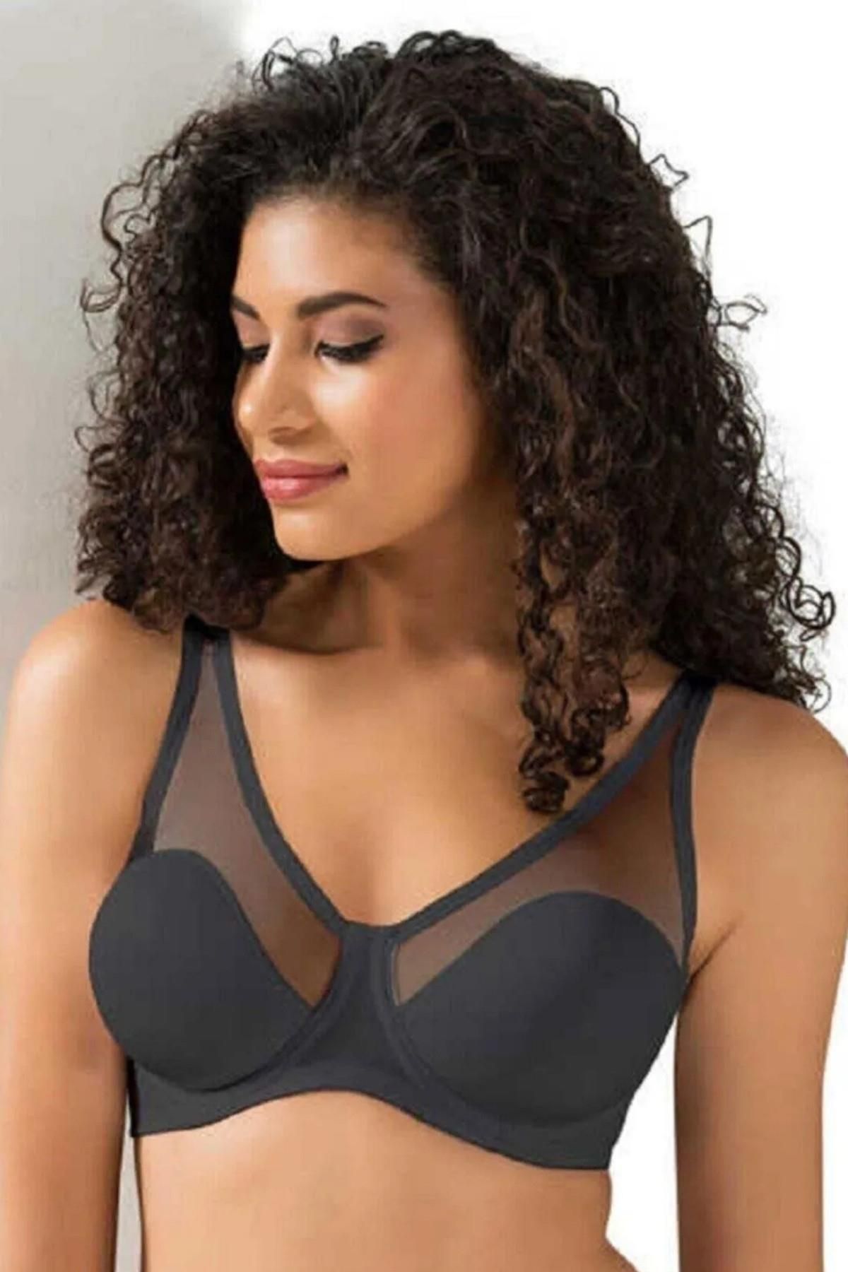 Le Jardin-9200 Tule Covered Soft Cup Bra 1