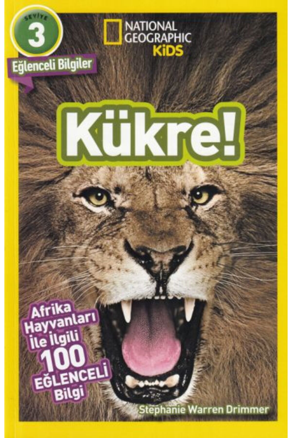 Beta Kids Yayınları Kükre! - Afrika Hayvanları ile İlgili 100 Eğlenceli Bilgi - 3 Seviye