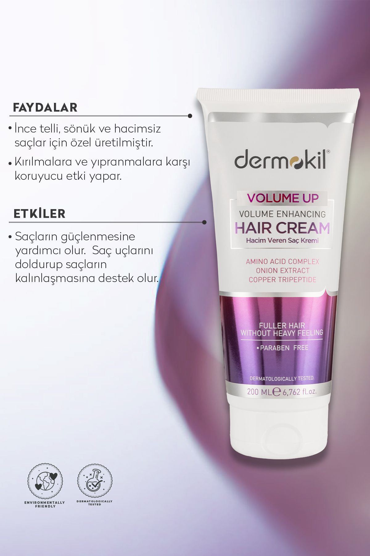 Hacimlendirici Saç Bakım Kremi - Amino Asit Komplex 200 ml — 8697916016472 — تصویر 2 از 4