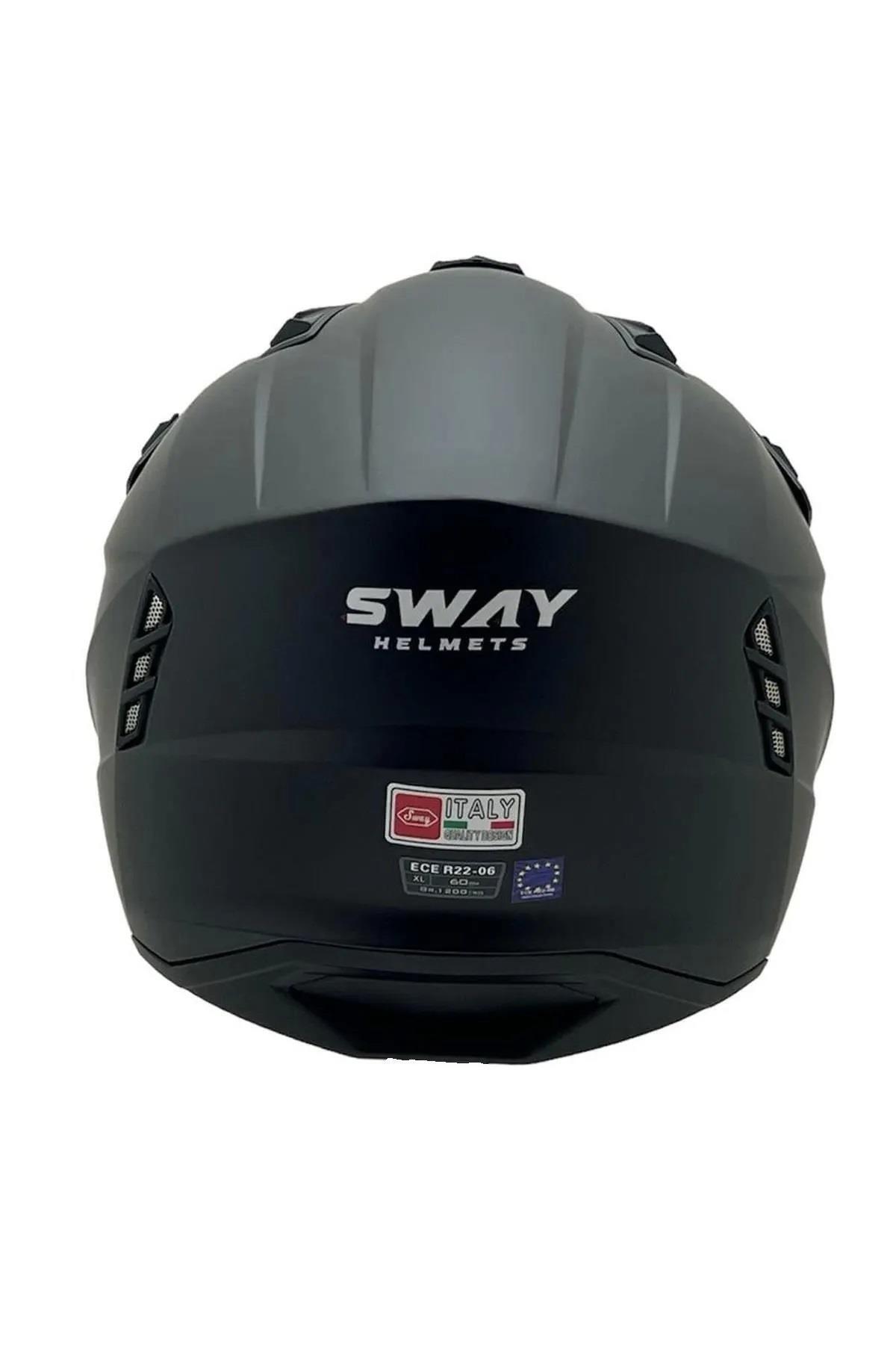 Sway-Fs-X1 Seul Fullface Helmet - Matte Black - Large 4
