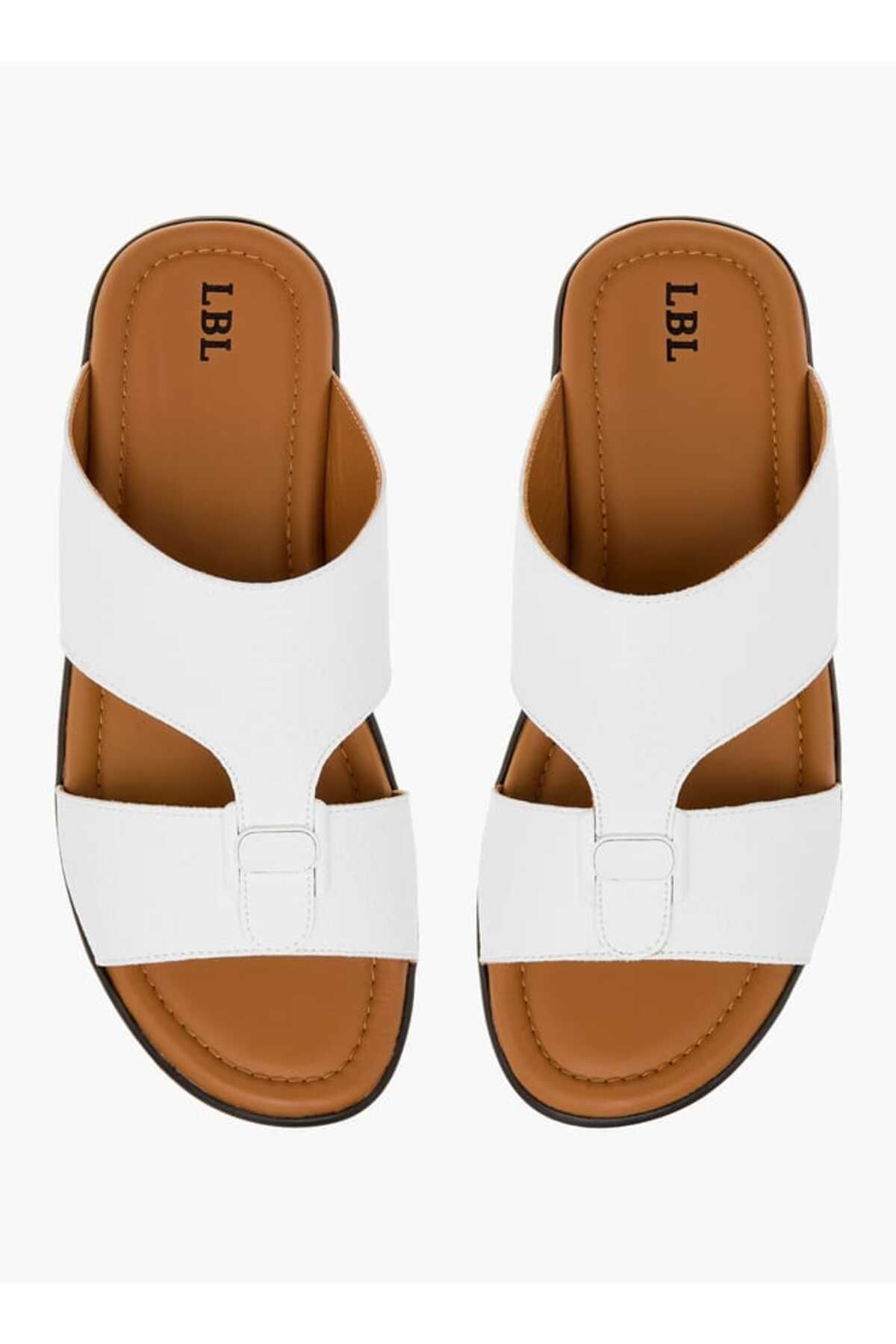 LBL by Shoexpress-LBL by Shoexpress Textured Slip-On Arabic Sandals 1