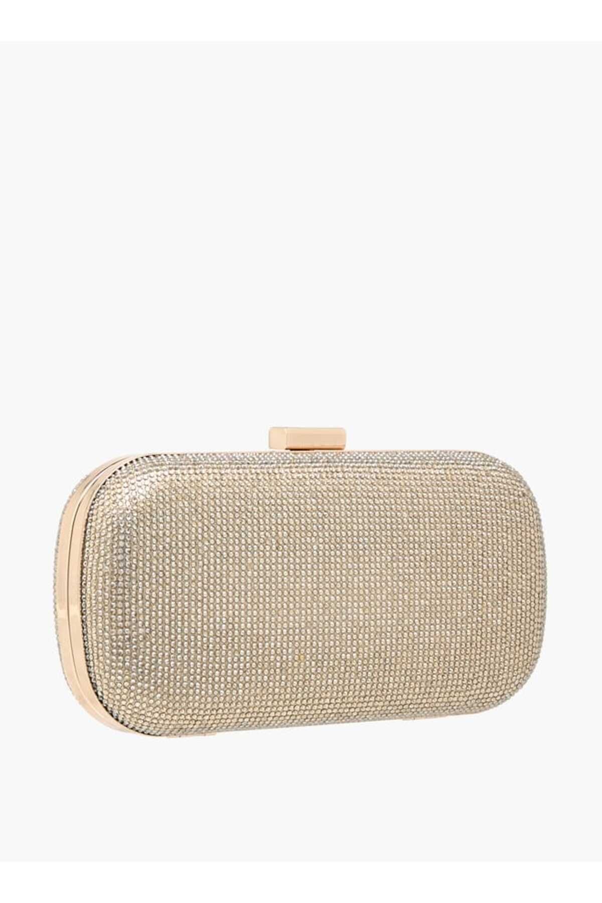 Flora Bella by Shoexpress-Flora Bella Studded Clutch with Chain Strap and Flap Closure 3