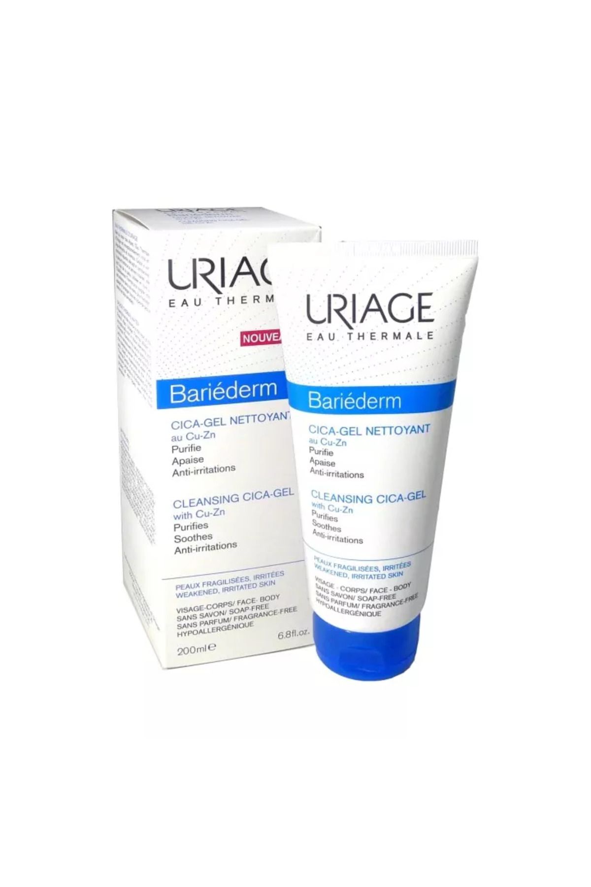 Uriage-Face and Body Wash Gel 200 ml 3