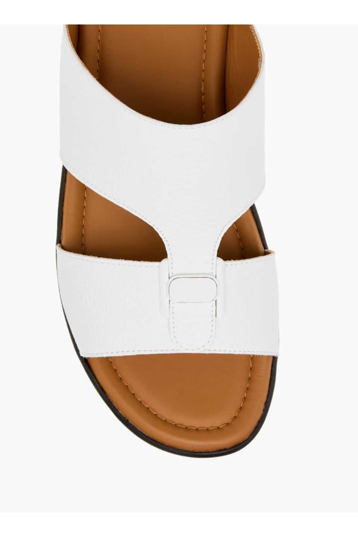 LBL by Shoexpress-LBL by Shoexpress Textured Slip-On Arabic Sandals 3