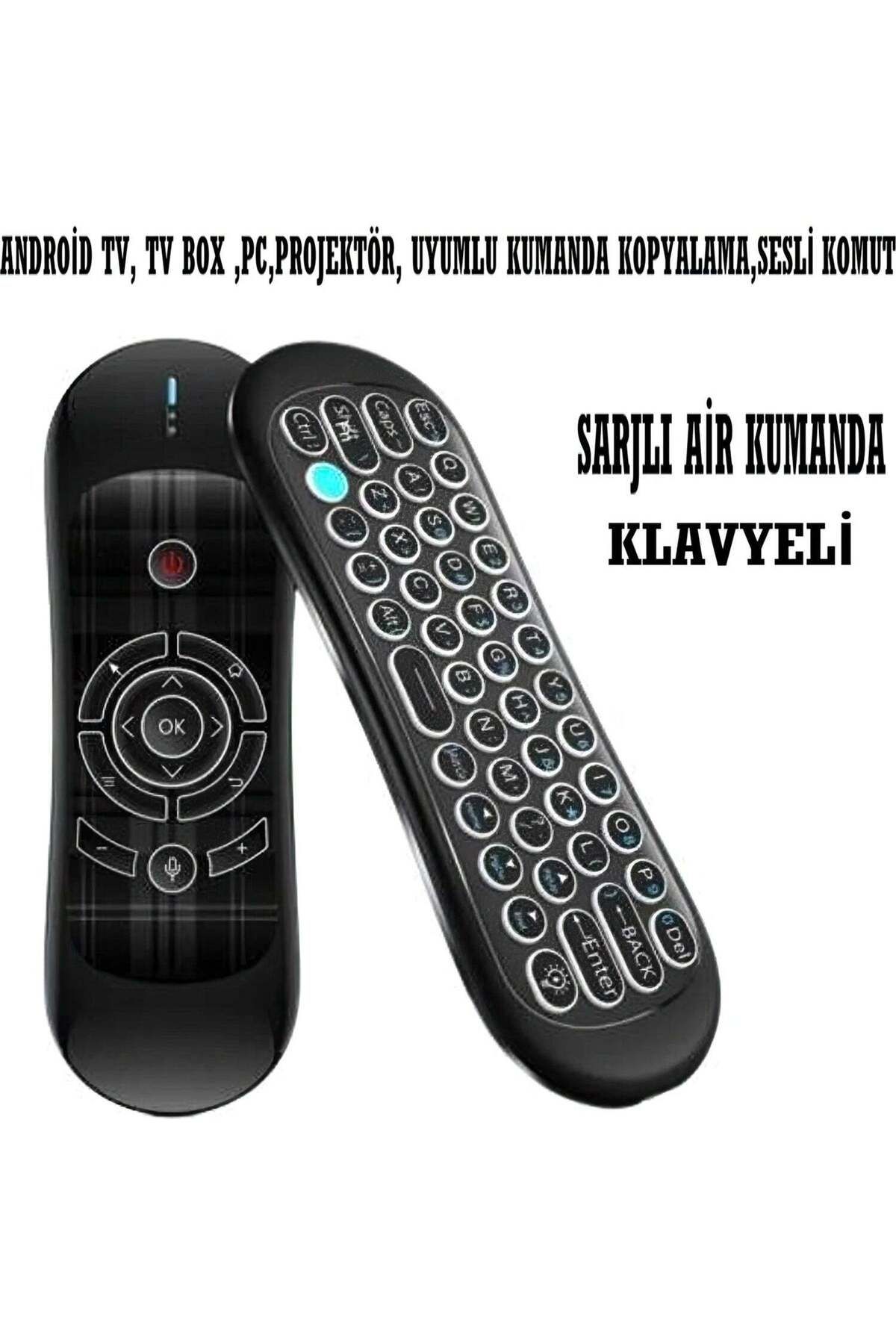 erorex-Wechip R2 Rechargeable/keyboard/air Remote Control (Compatible with TV Box-Android TV-PC-Projector) 2