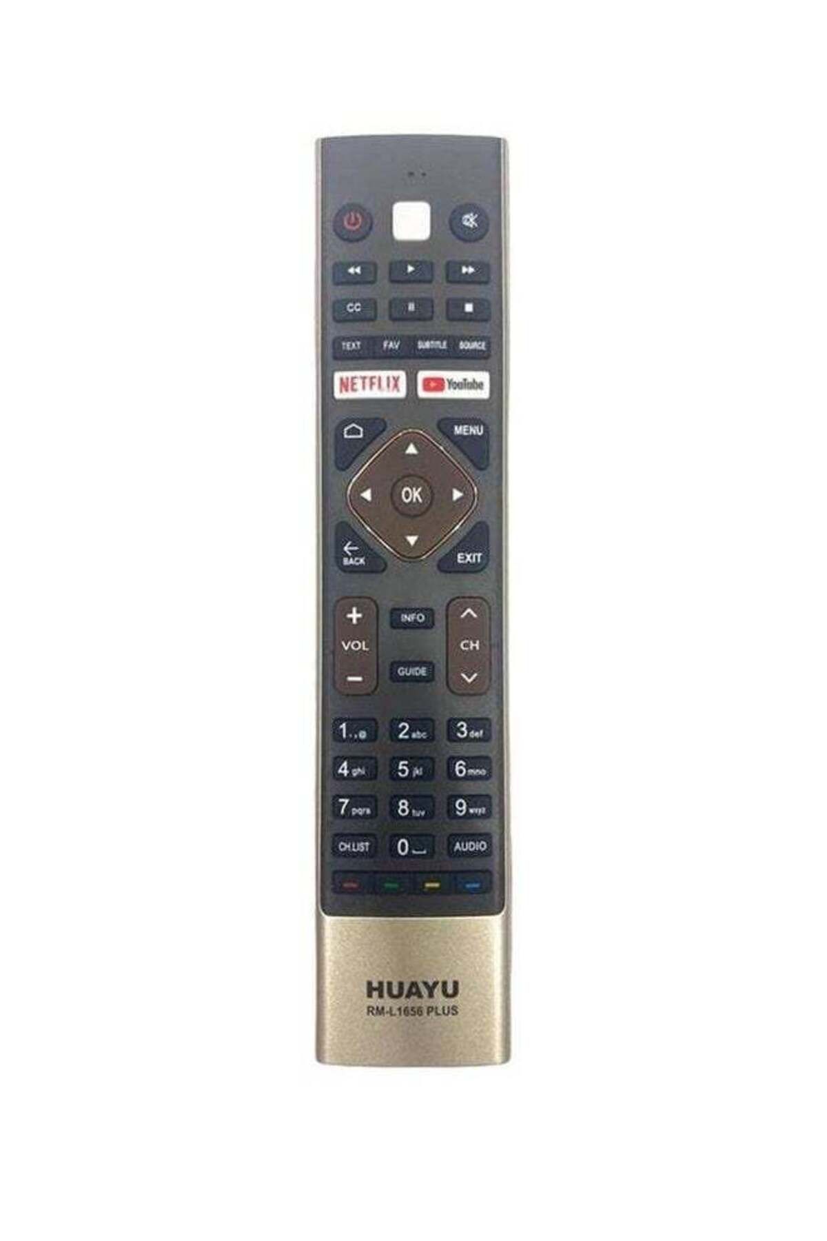 erorex-جهاز التحكم عن بعد لتلفزيون هاير الذكي LCD LED Rml1656 Plus 1