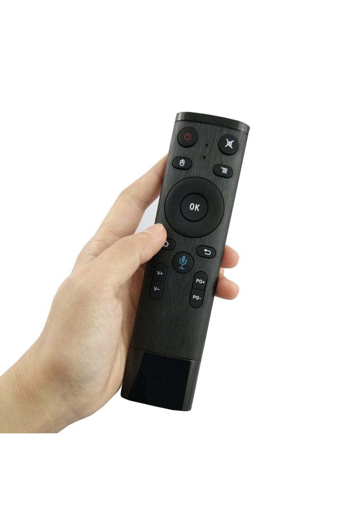 erorex-2.4Hz Wireless Remote Control With USB Receiver Voice Input For Android TV/HTPC/PC/Projector Black 5