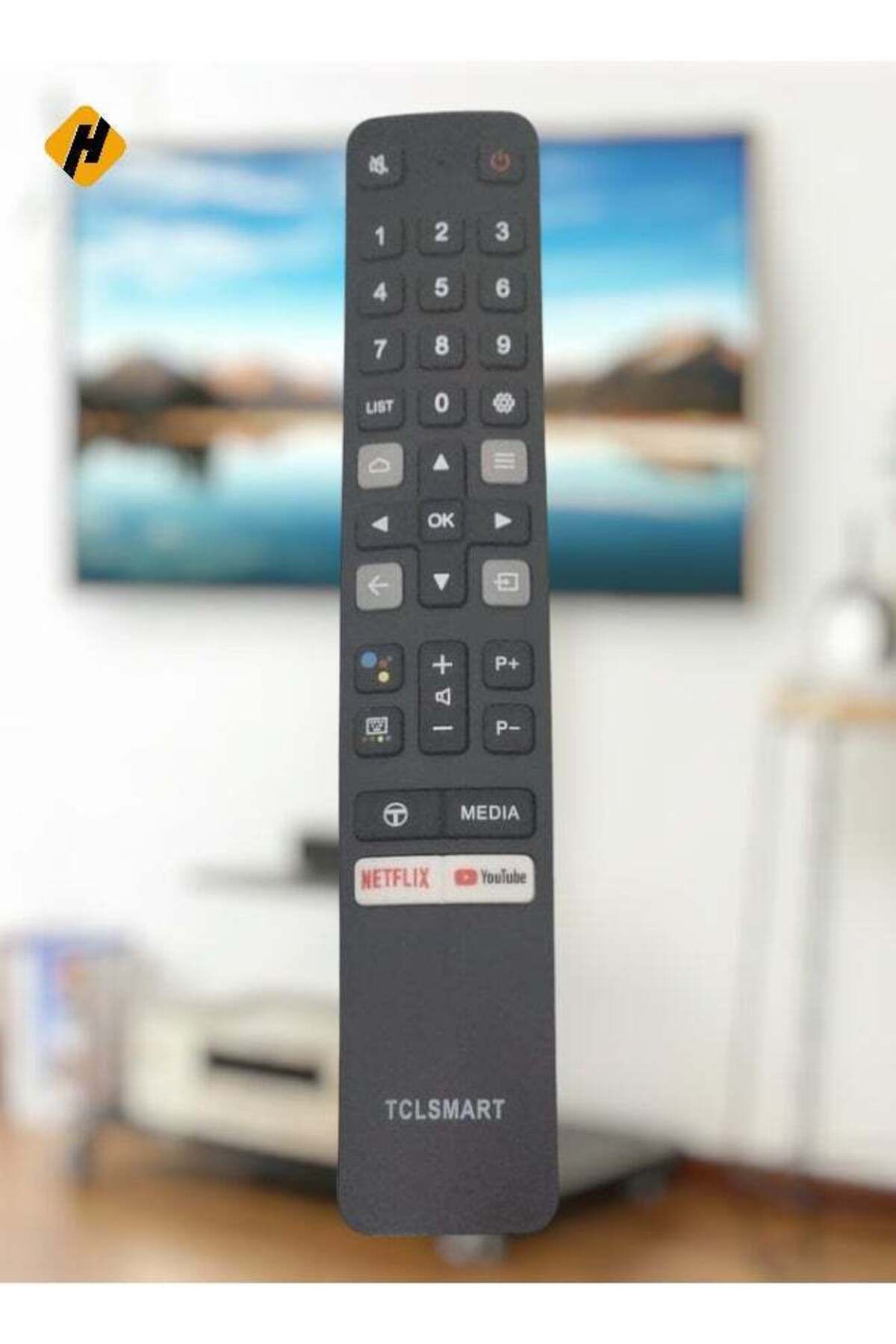 erorex-Replaced Voice Remote Control Fit For Tcl Smart Android Smart Tv Google Assistant 1
