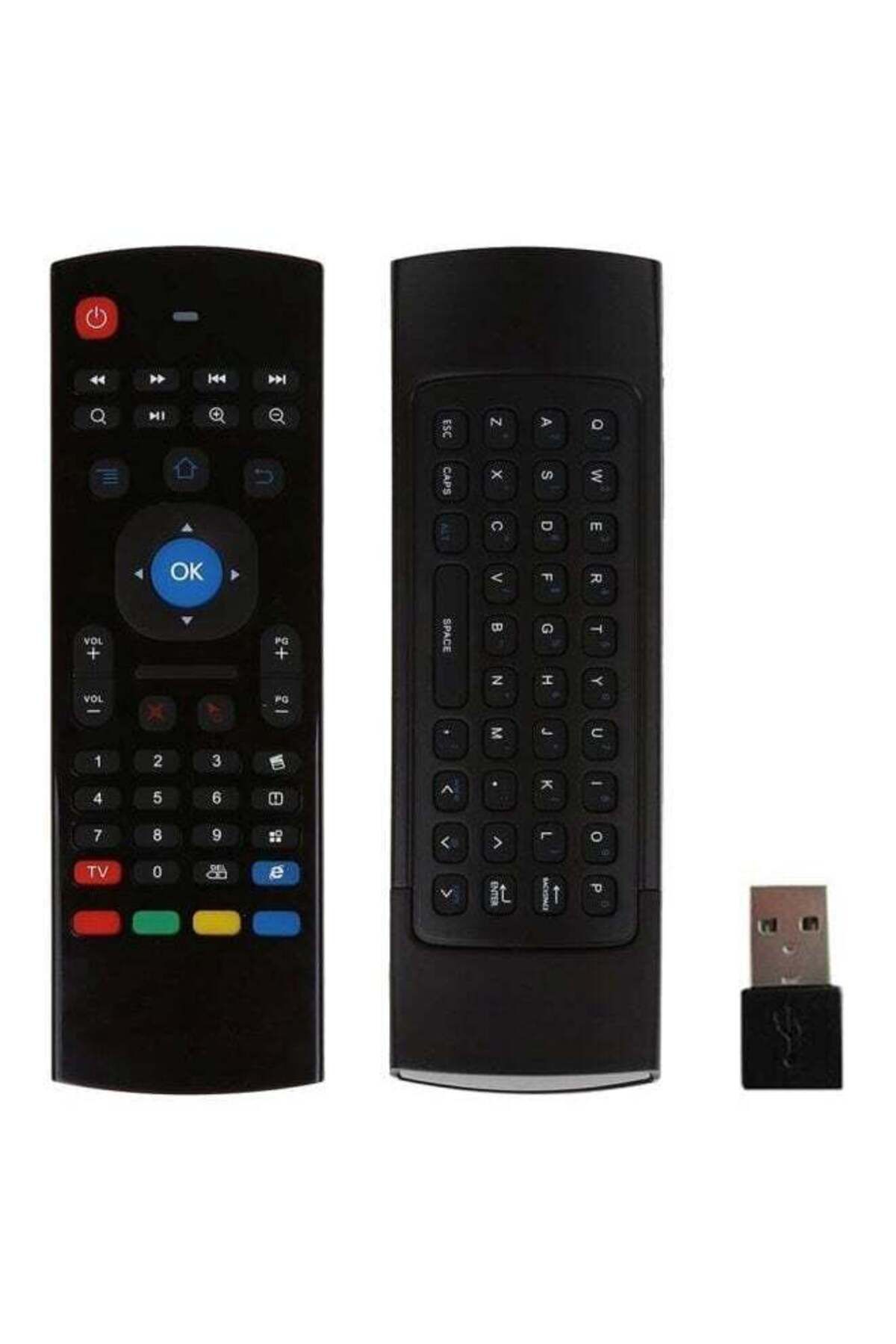 erorex-Wireless Keyboard Remote Control With Browser Shortcuts For Android TV Box/Mini PC Black/White/Red 3