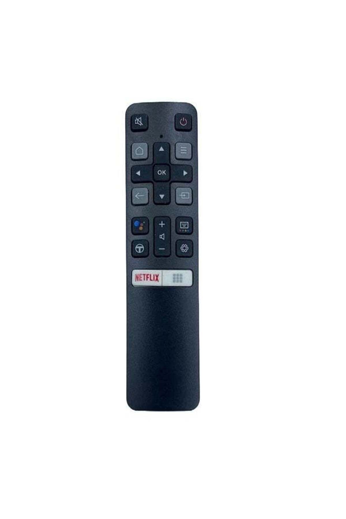 erorex-جهاز تحكم عن بعد عالمي بديل لتلفزيون TCL LED LCD الذكي باللون الأسود 3