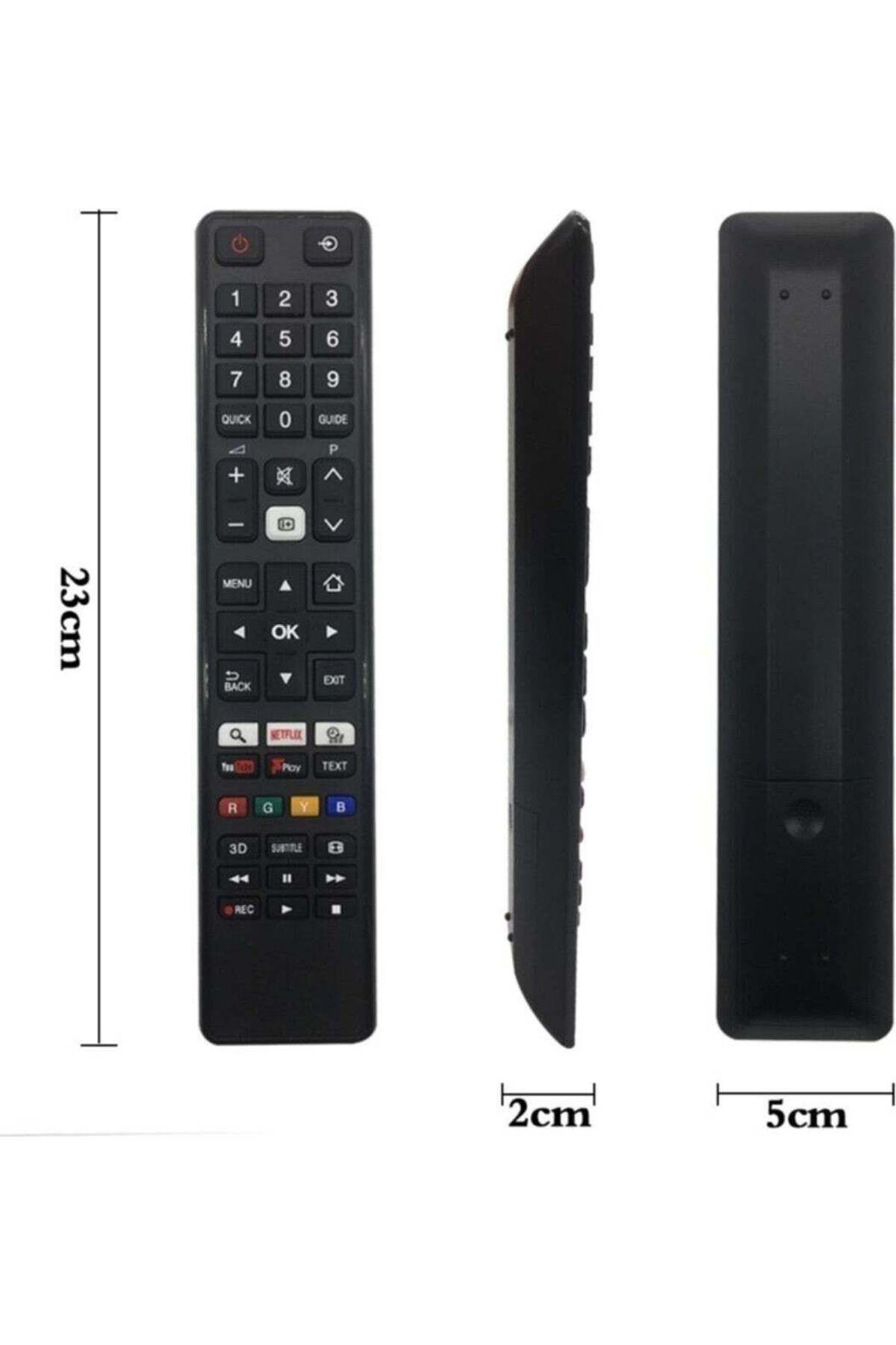 erorex-Toshiba 65U6763DB LED TV Remote Control 5