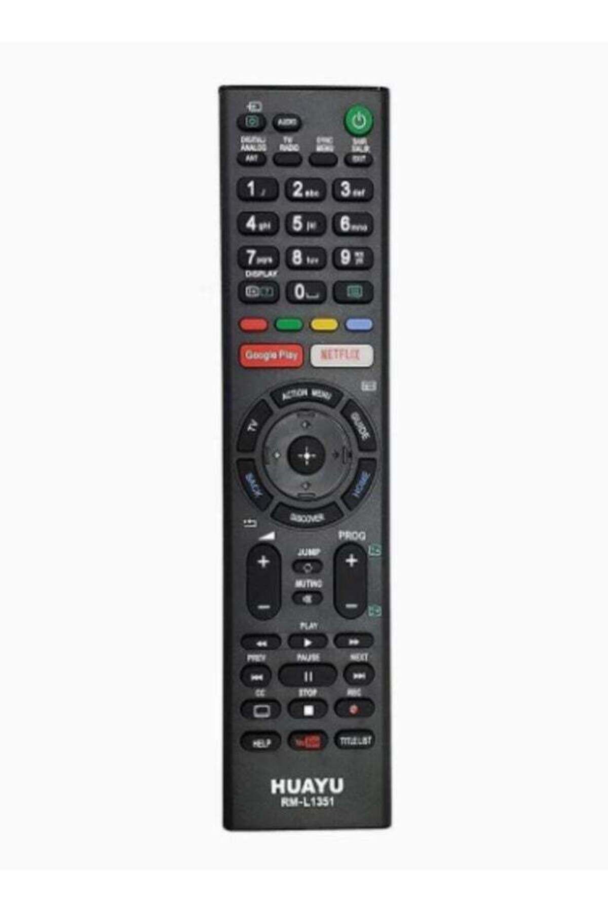erorex-RM-L1351 Remote Control for Sony Smart Android TV with GooglePlay, Netflix and YouTube Function 1