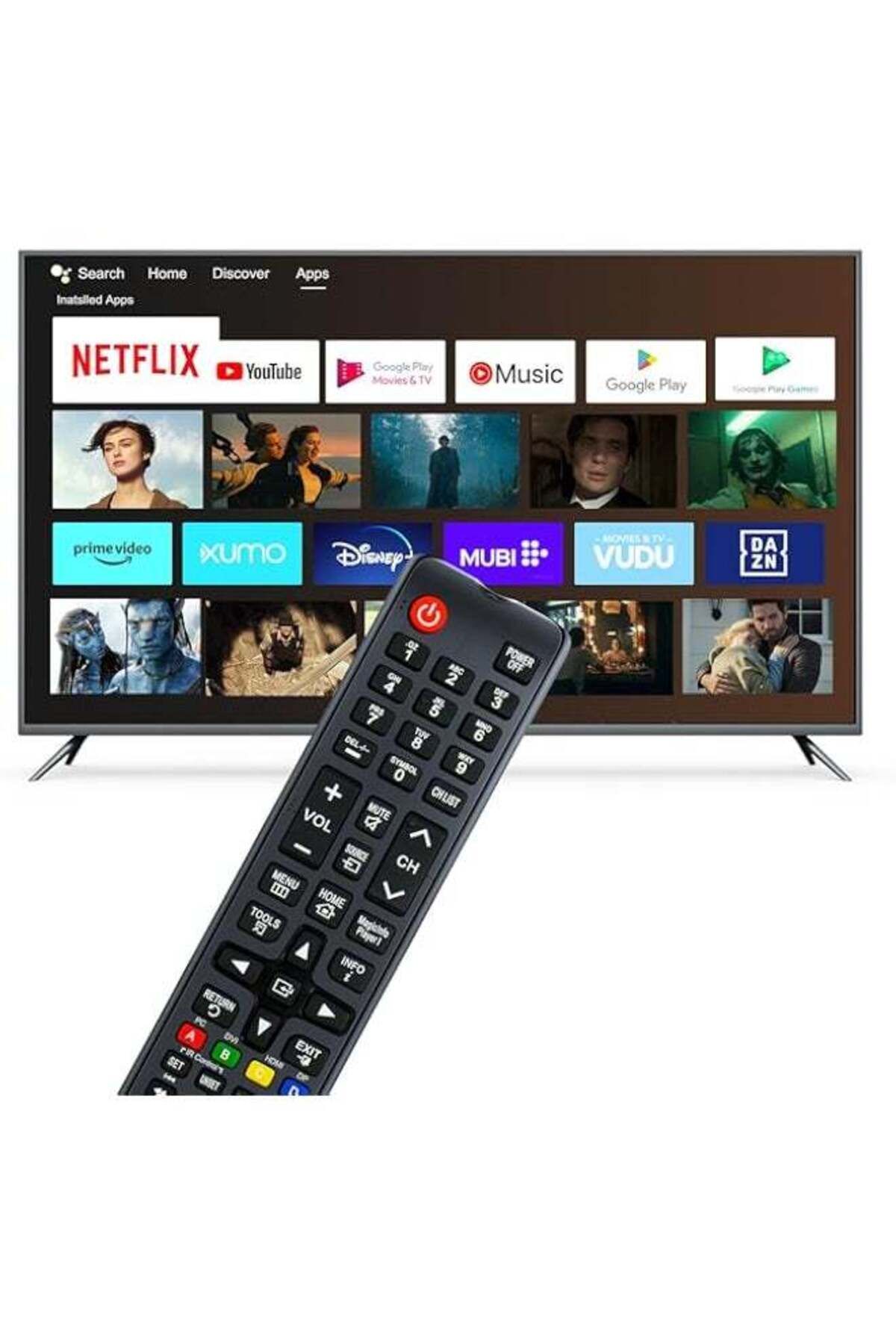erorex-NKF BN59-01180A Replace Remote Control TV Remote fit for Samsung DH40D DH48D DH55D DM32D DM40D DM48D 6
