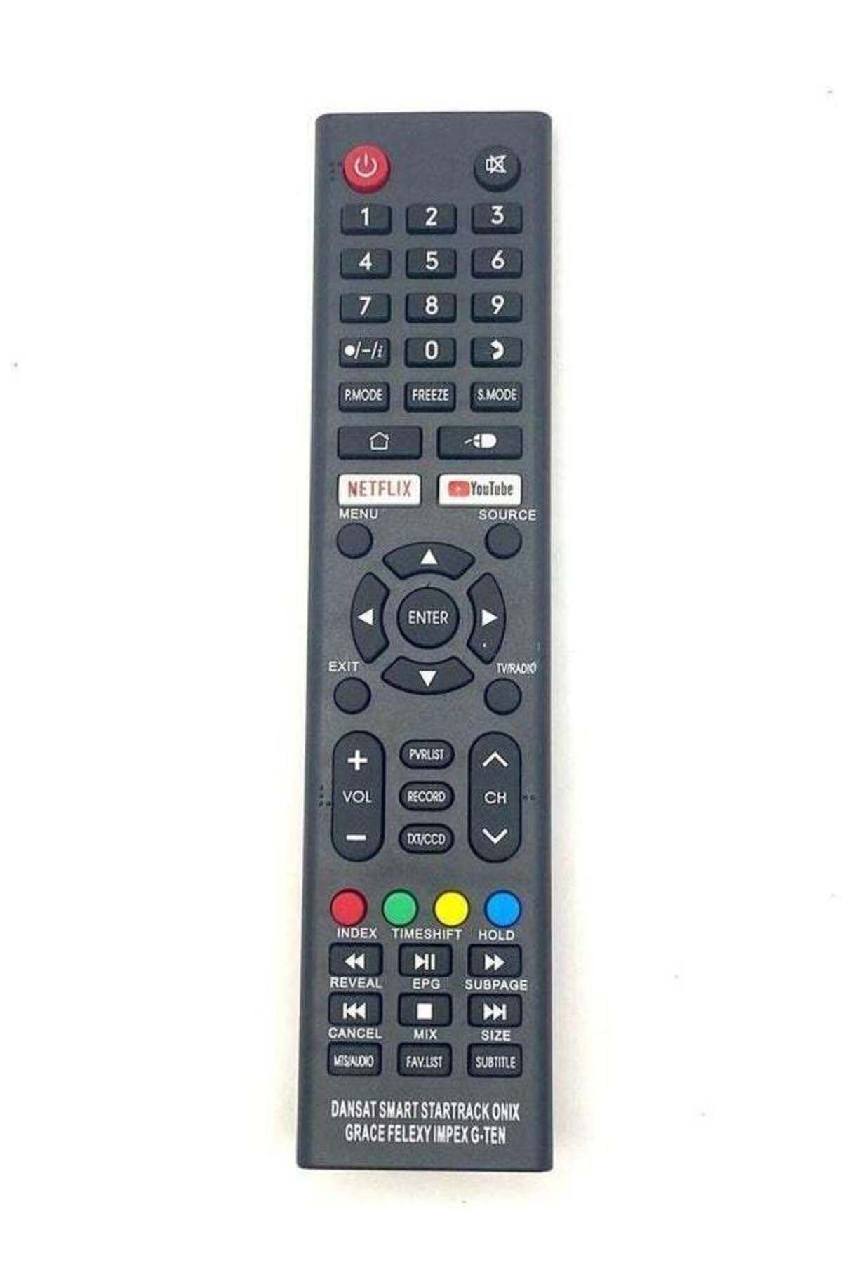 erorex-جهاز التحكم عن بعد لـ Dansat Smart Startrack Onix Grace Felexy Impex G-Ten LCD LED 1