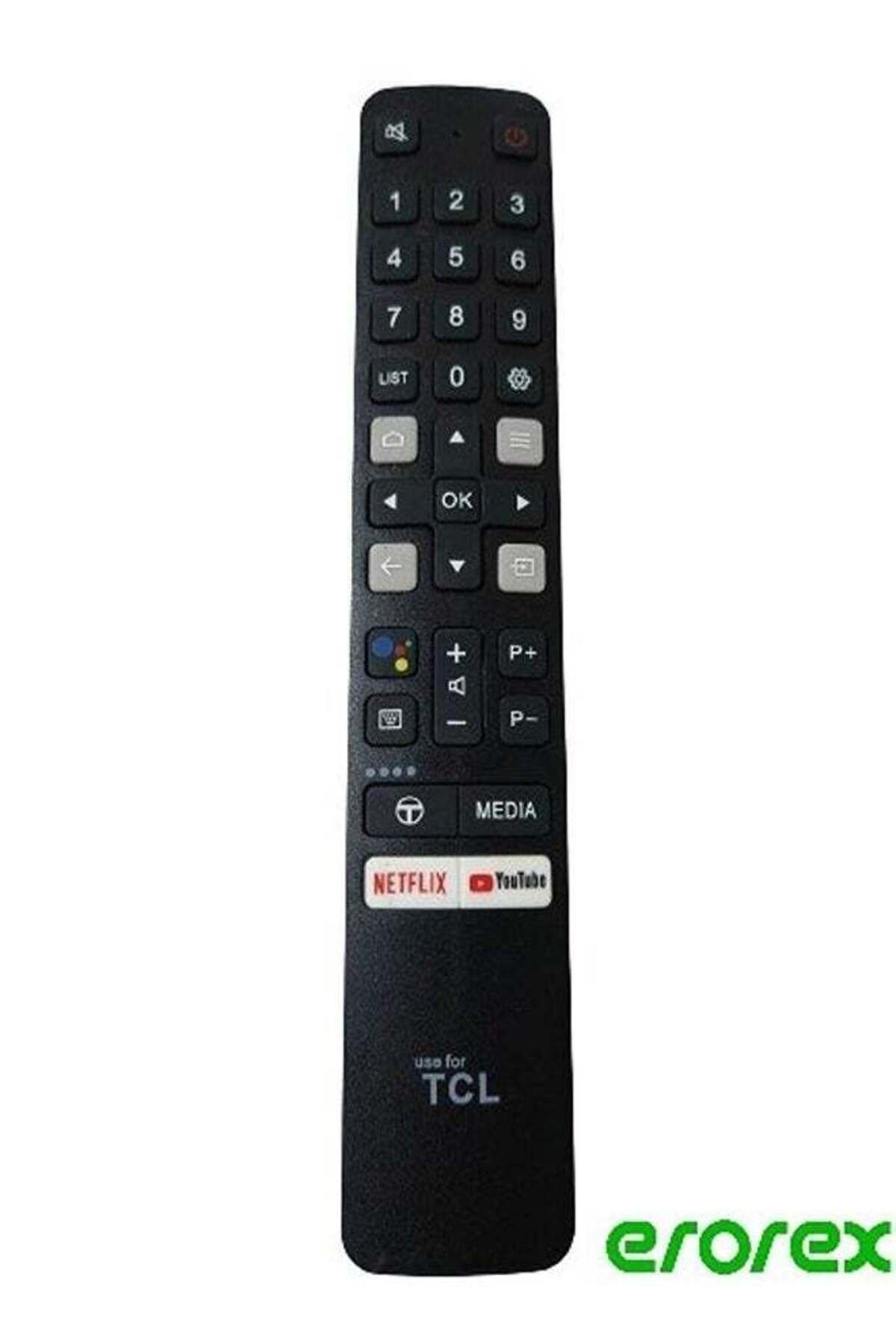 erorex-جهاز تحكم عن بعد عالمي بديل لتلفزيون Tcl الذكي بنظام Android مع تحكم سلس والملاحة 4