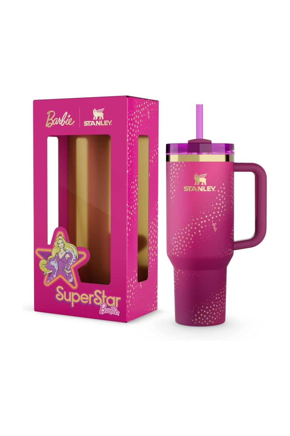Stânley-Stanley Cup The Barbie X limited edition 70s Superstar made of 40 oz stainless steel 5