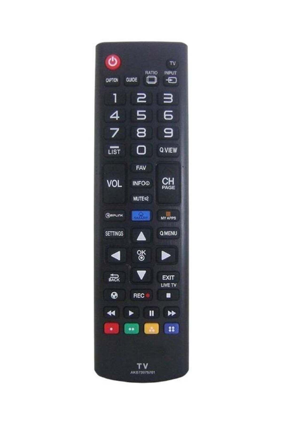 erorex-جهاز التحكم عن بعد للتلفزيون الذكي LG باللون الأسود 1