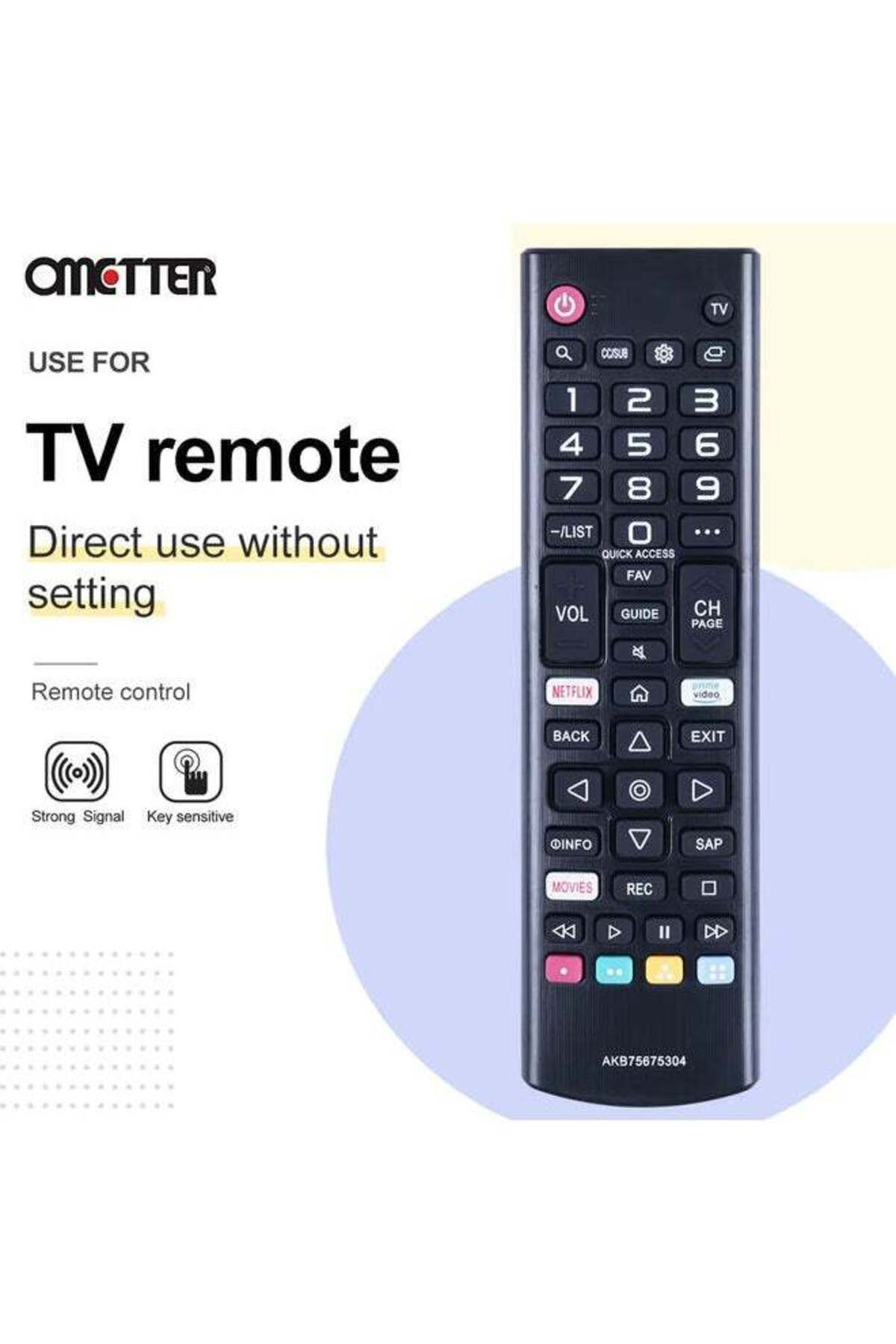 erorex-AKB75675304 للتحكم عن بعد في أجهزة التلفاز الذكية LCD LED 32LM5620BPUA 32LM570BPUA 32LM620BPUA 32LM630BPUB 4