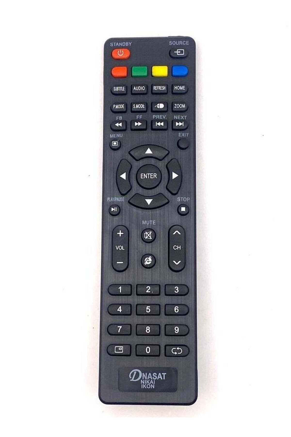 erorex-Replacement Remote Controller For Receiver Dansat Nikai Ikon 3