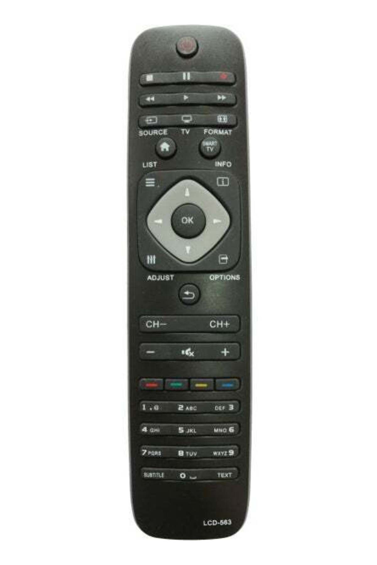 erorex-Philips LCD Remote Control for All Models LCD-563 [ tek] 2