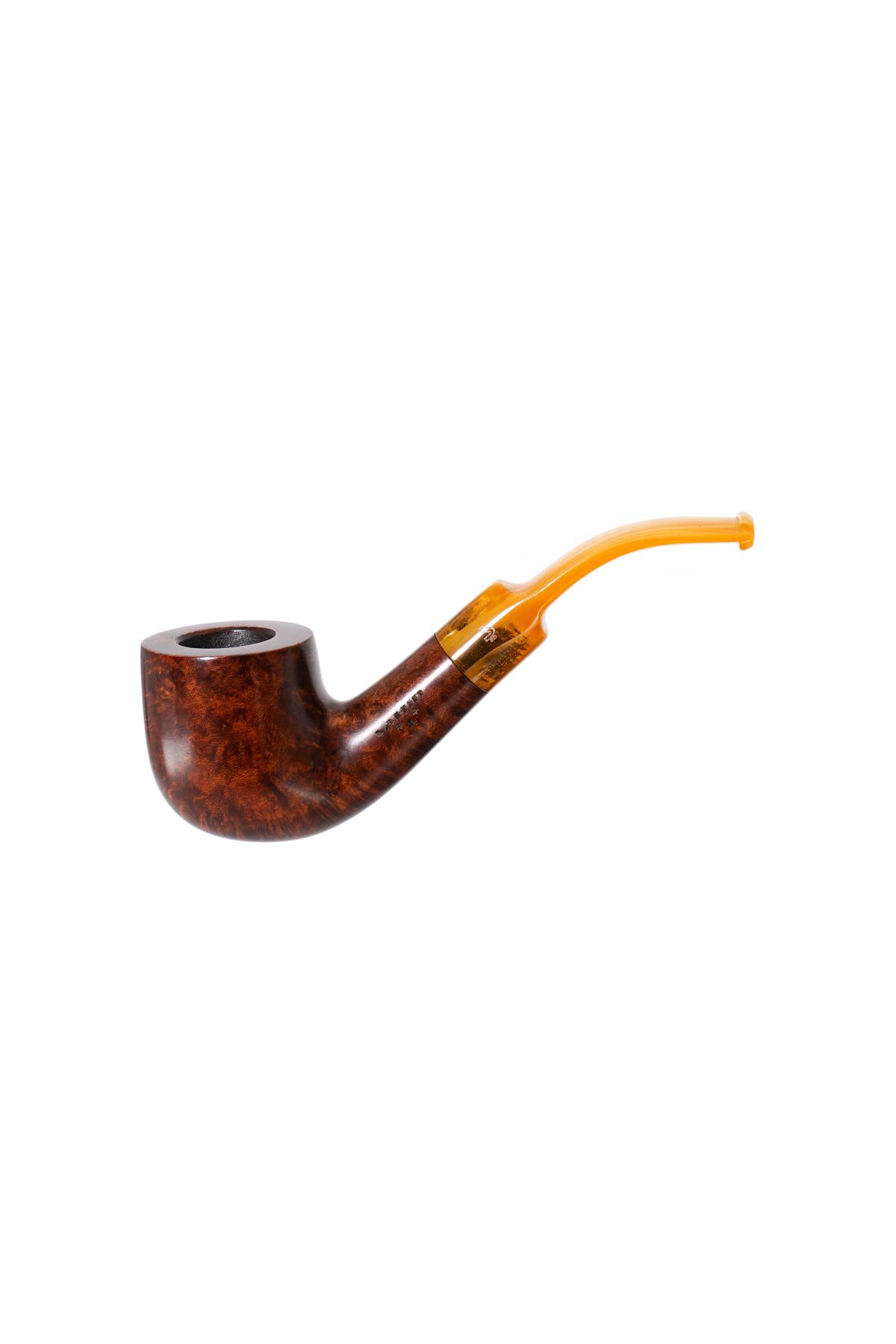 Şahin Şahin Üç Yıldız Mod 134 9mm. Filtreli Akrilik Saplı Pipo 237398