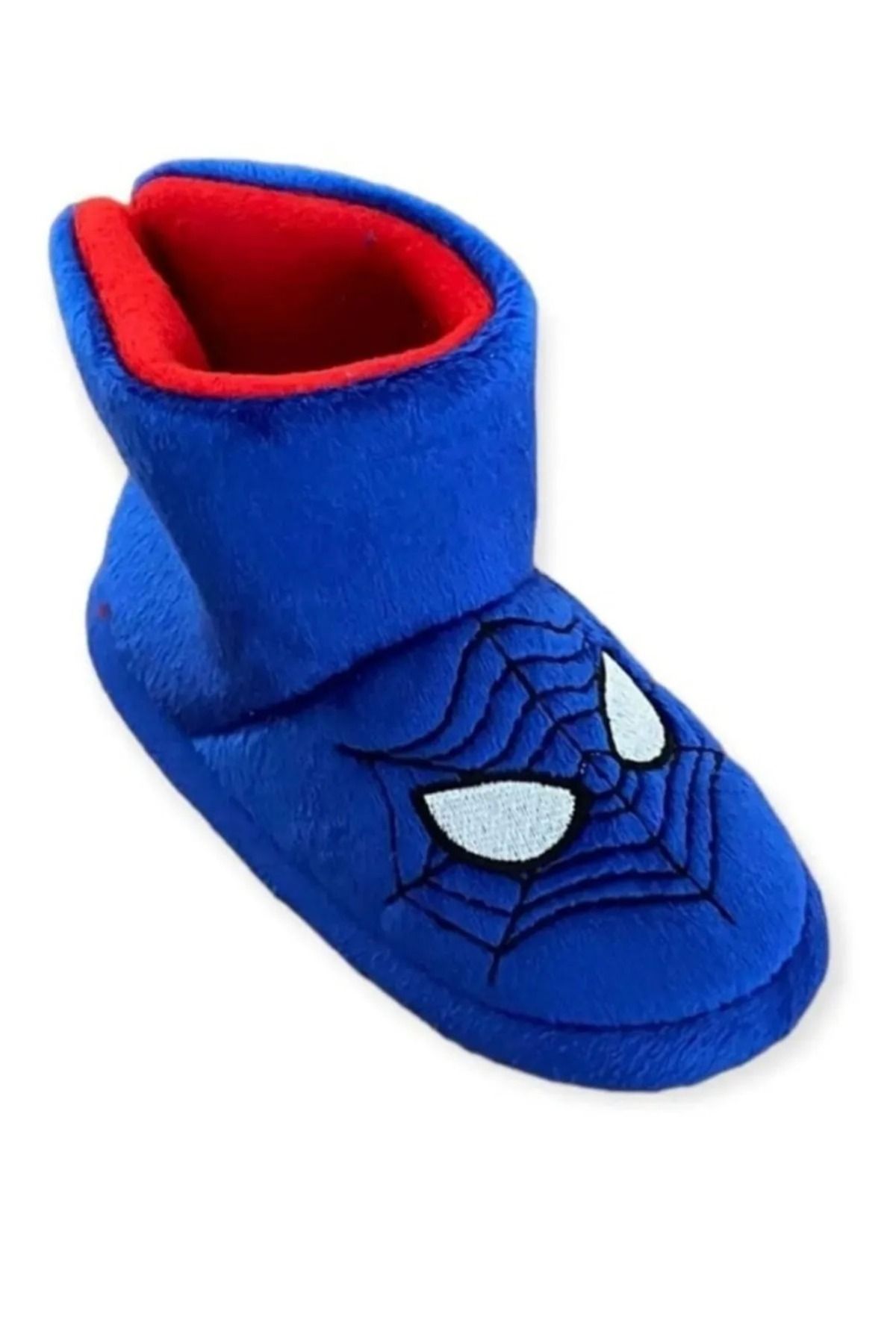 NewOneMall-Spiderman Boy Kindergarten Nursery Home Anti-Slip Base Red Slippers 3