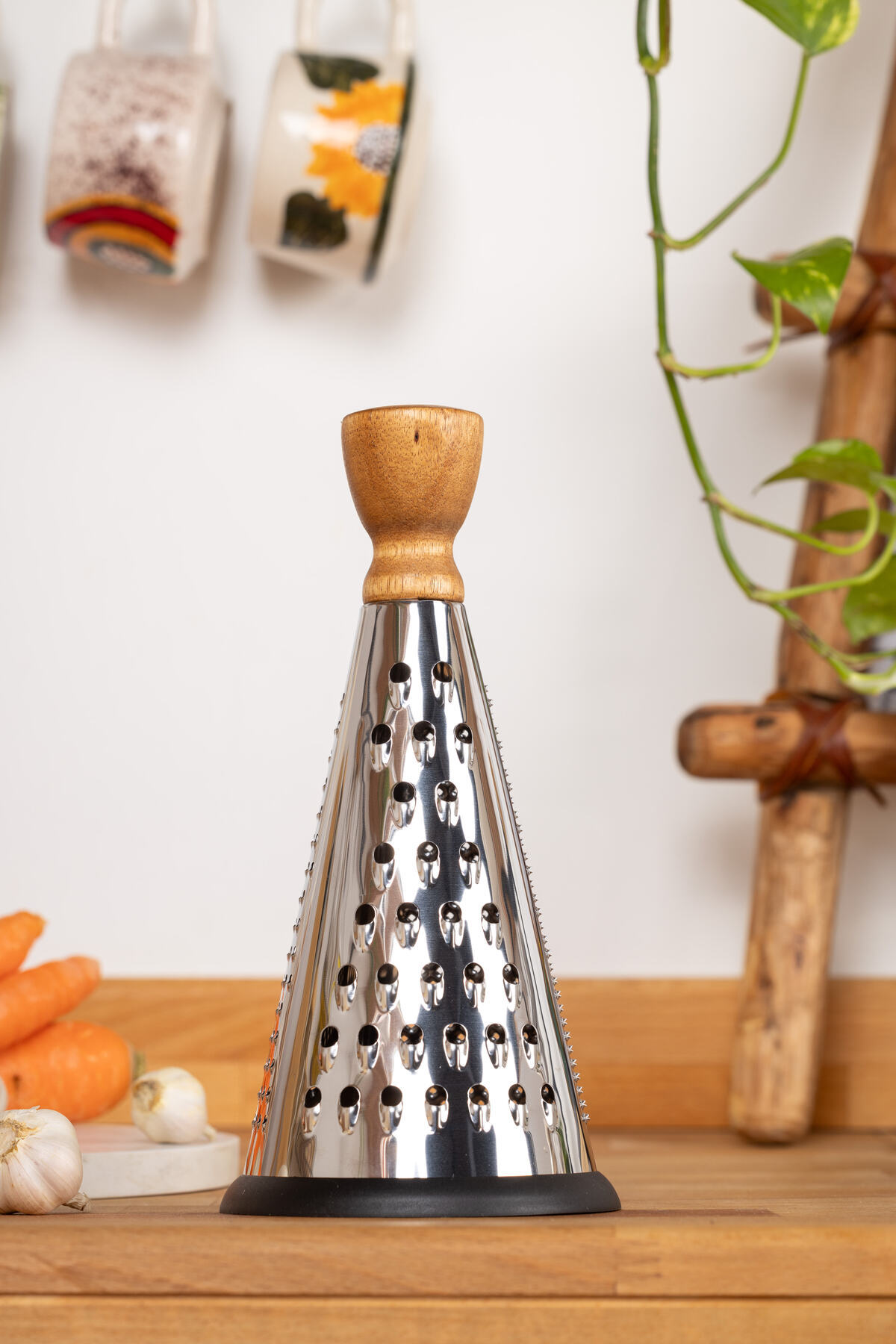 FH finehome Volia Akasya Saplı Konik Rende 23cm