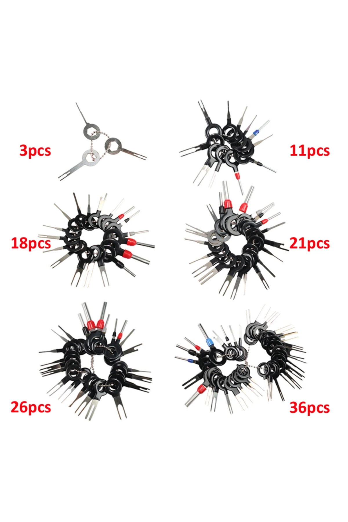 Choice-41PCS with box 41/26pcs Car Terminal Removal Kit Box Wire Plug Connector Extractor Puller Release Pi 5