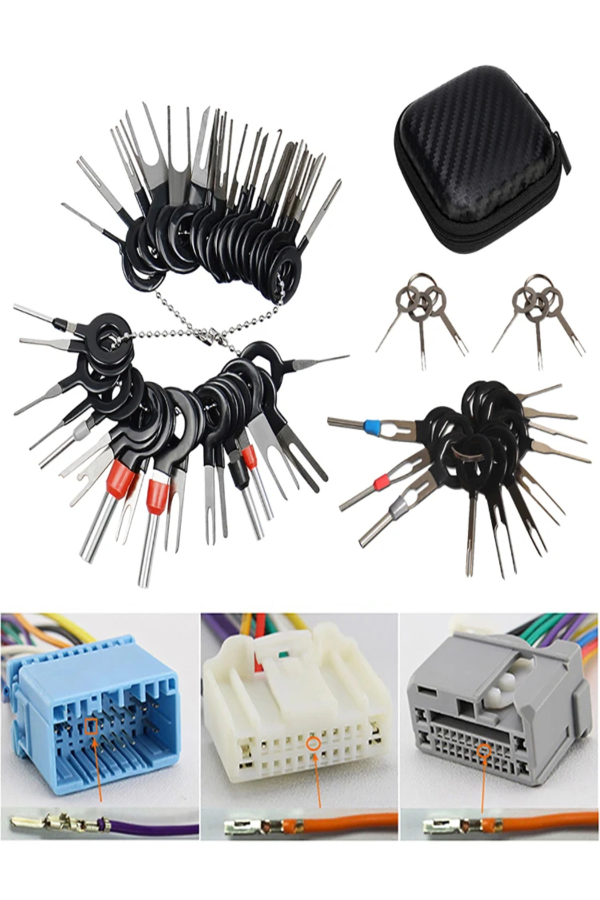 Choice-41PCS with box 41/26pcs Car Terminal Removal Kit Box Wire Plug Connector Extractor Puller Release Pi 7