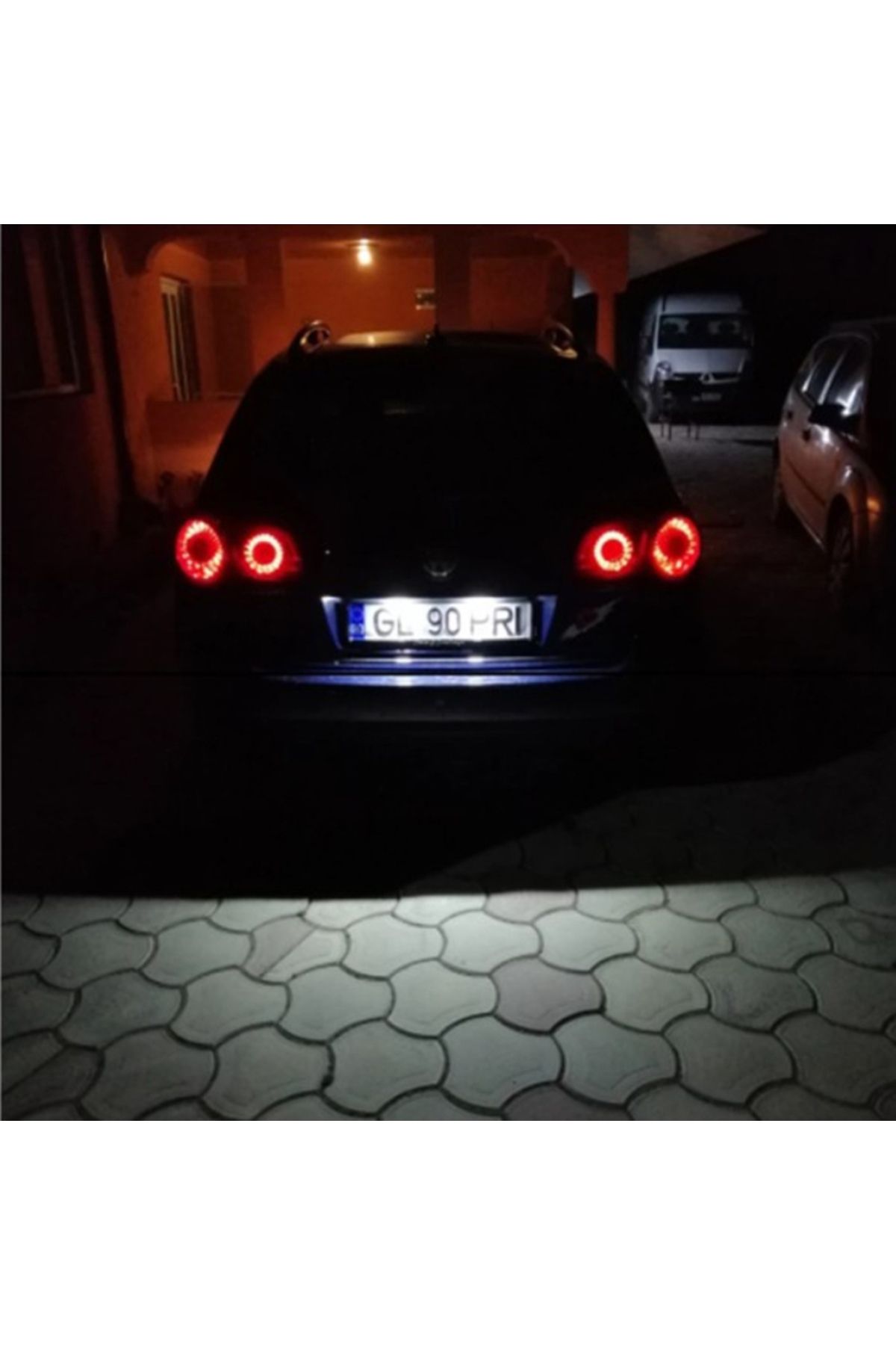 Choice-WHITE 2pcs LED License Number Plate Light For VW Passat B5.5 B6 Transporter T5 Jetta Mk5 Touran MK1 5