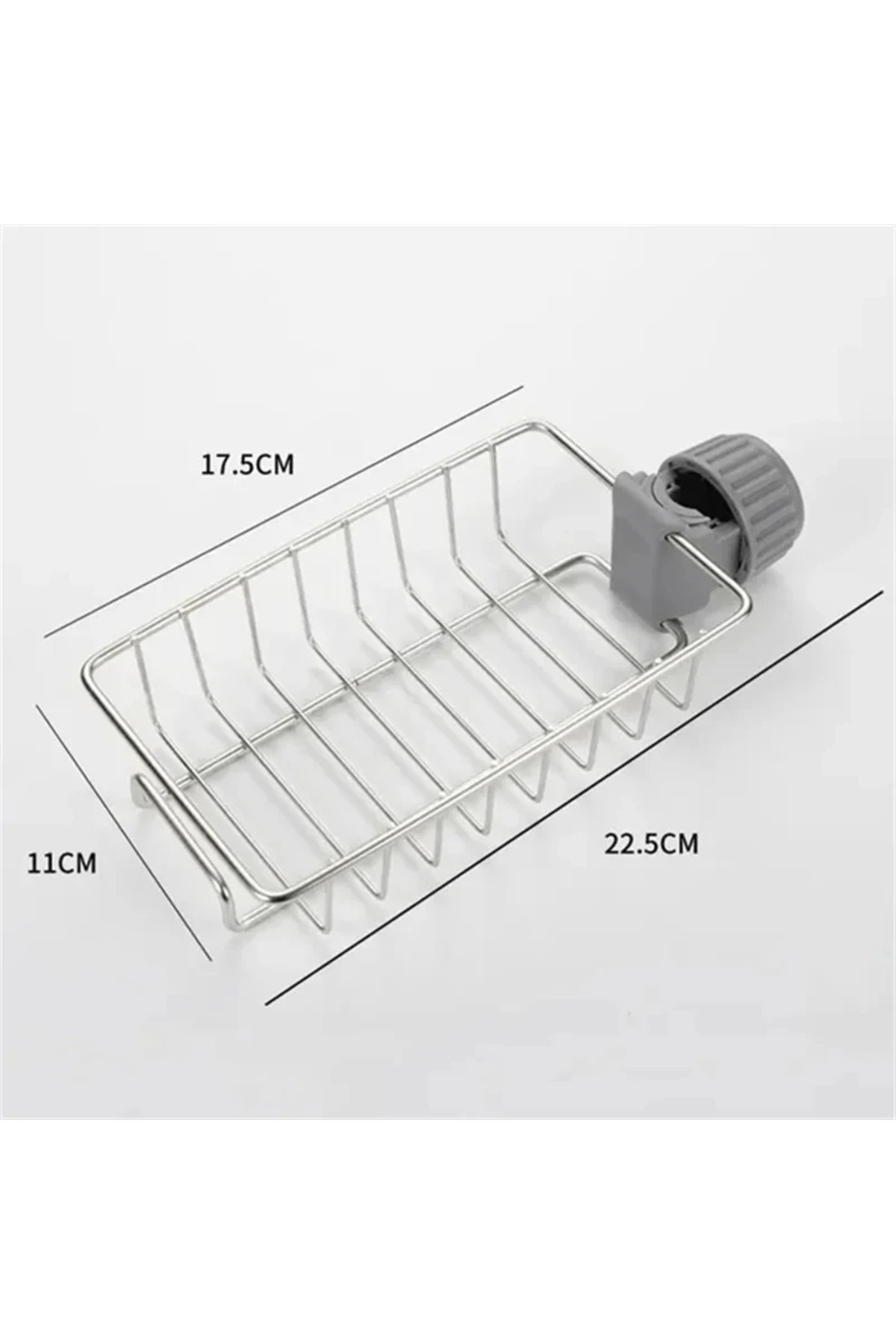 Choice-Normal Kitchen Stainless Steel Sink Drain Rack Sponge Storage Faucet Holder Soap Drainer Towel Rack 1