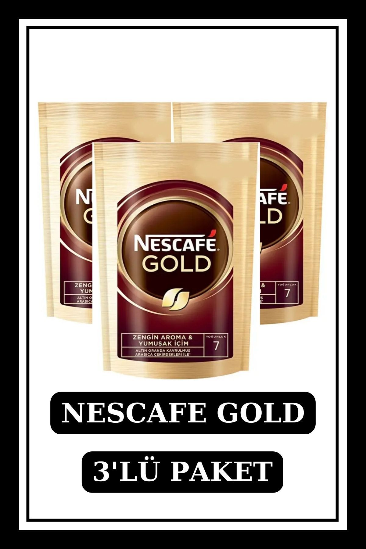 Nescafe Gold Ekonomik Paket 180 Gr X3 Paket