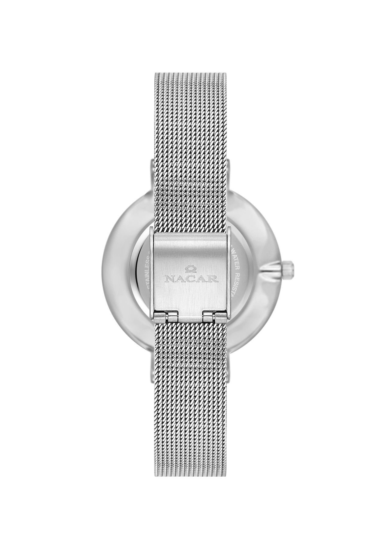 Nacar-Sapphire Glass Silver Women's Wristwatch Nc17- 3920718 -Alms 4