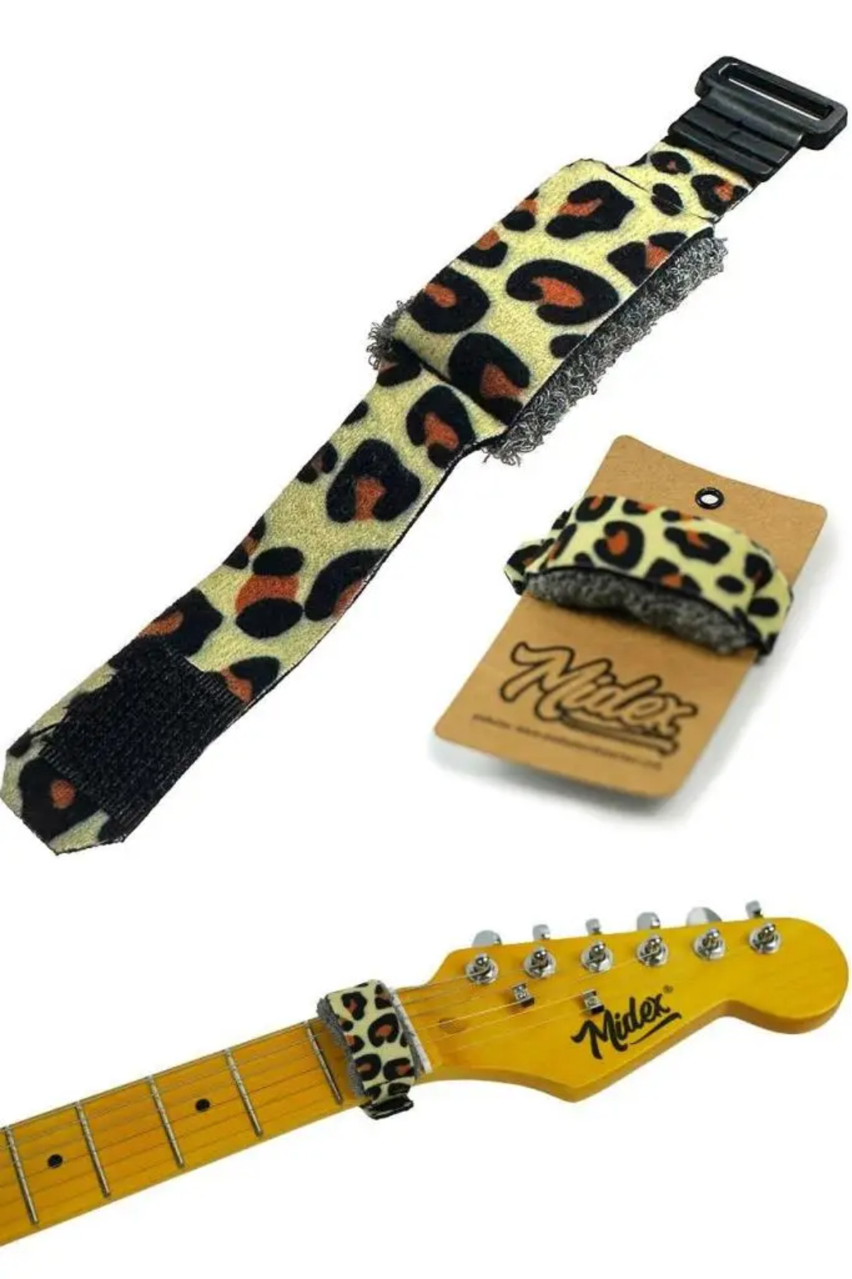 Midex Fretwrap FW1-CF Gitar Tel Susturucu Medium (6-20cm)