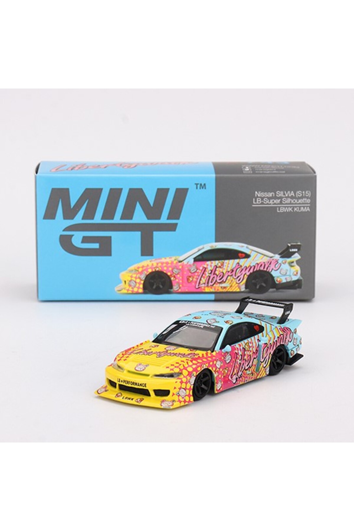 mini gt 1/64 743 Nissan LB-Super Silhouette S15 SILVIA LBWK KUMA