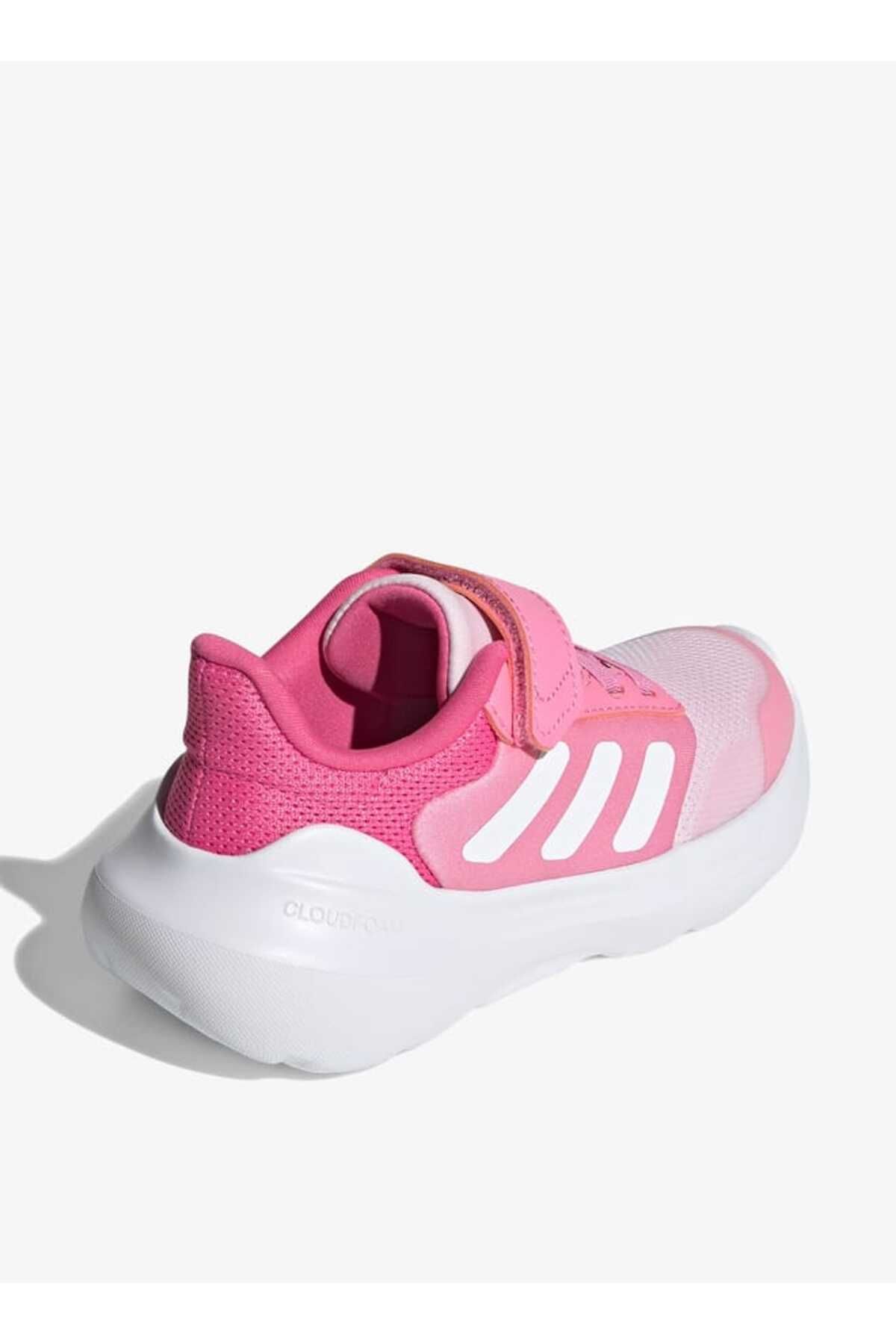 adidas-Girls' Mesh Running Shoes with Hook and Loop Closure - Tensaur Run 3.0 EL C 4