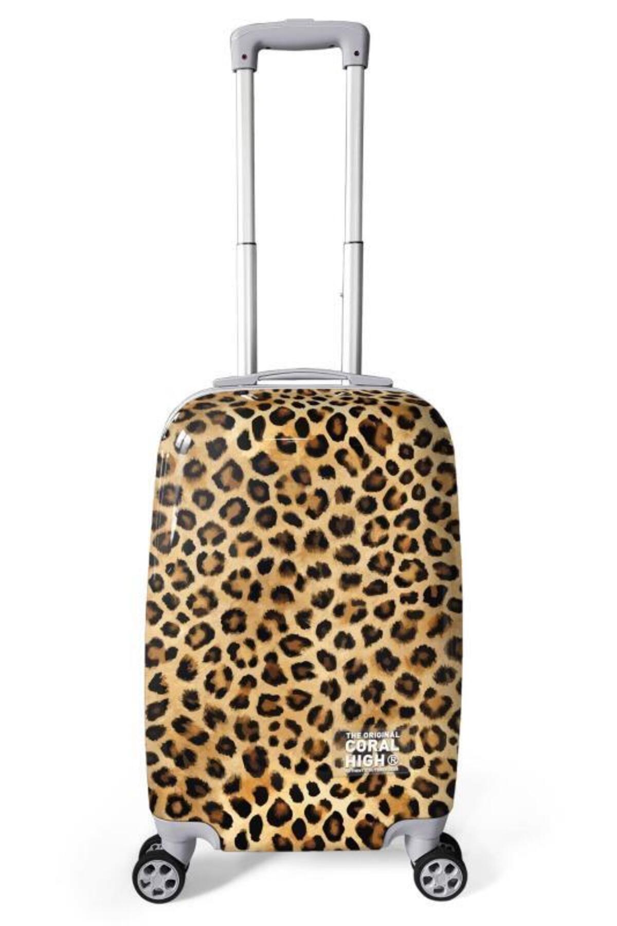 Leopard Patterned Cabinet Size Suitcase (50cm) 16550
