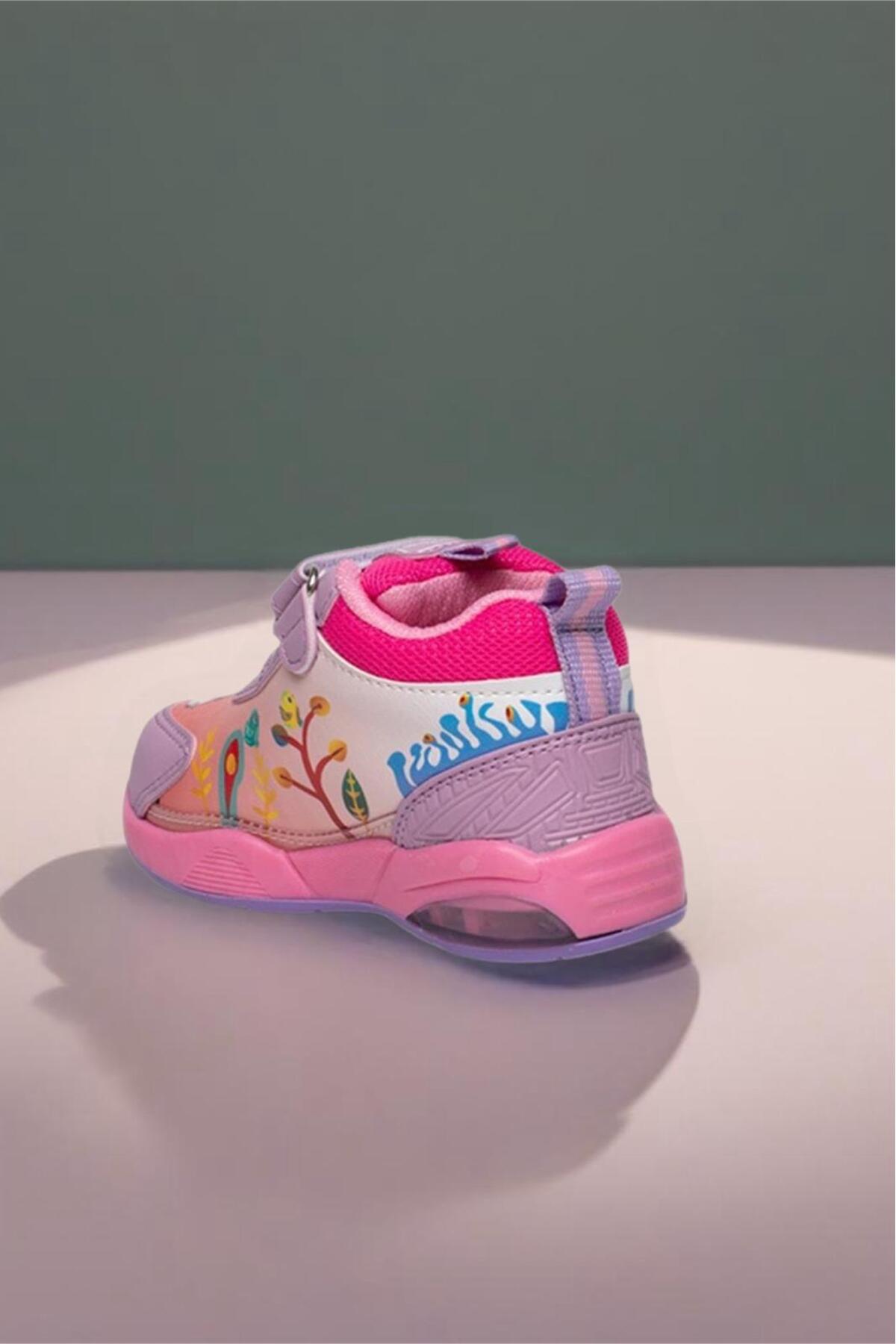 Oksit Zıpy Unisex Çocuk Bebek Işıklı Rahat Kaymaz Taban Spor Ayakkabı fotoğrafı 3 (önizleme)