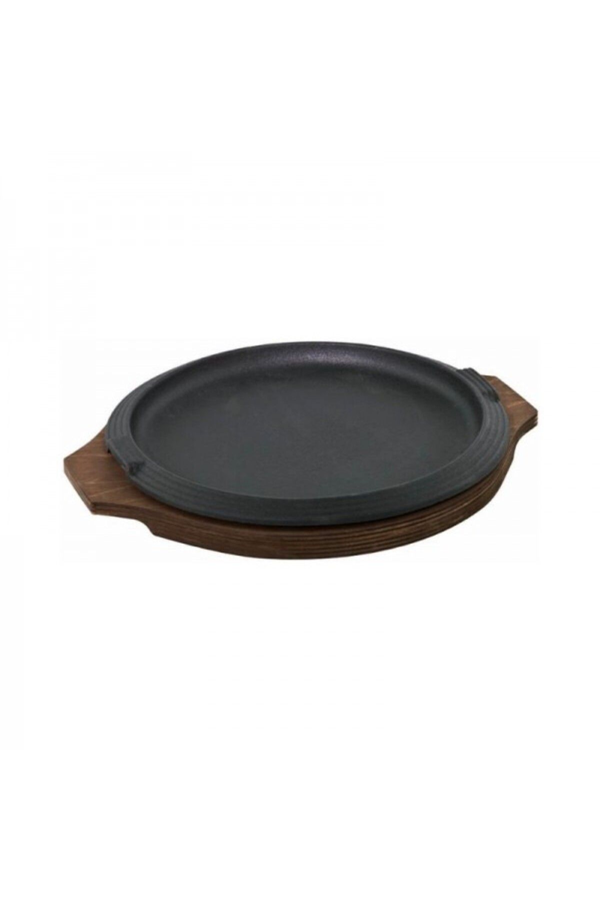ILSA Vas Rotund Din Fonta Emailata Cu Suport Din Lemn, Dietella, 26 Cm - One Size